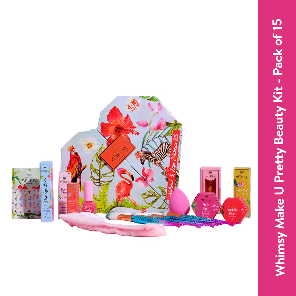 Whimsy Beauty Make U Pretty Beauty Kit (Heart Shape) - Pack of 15