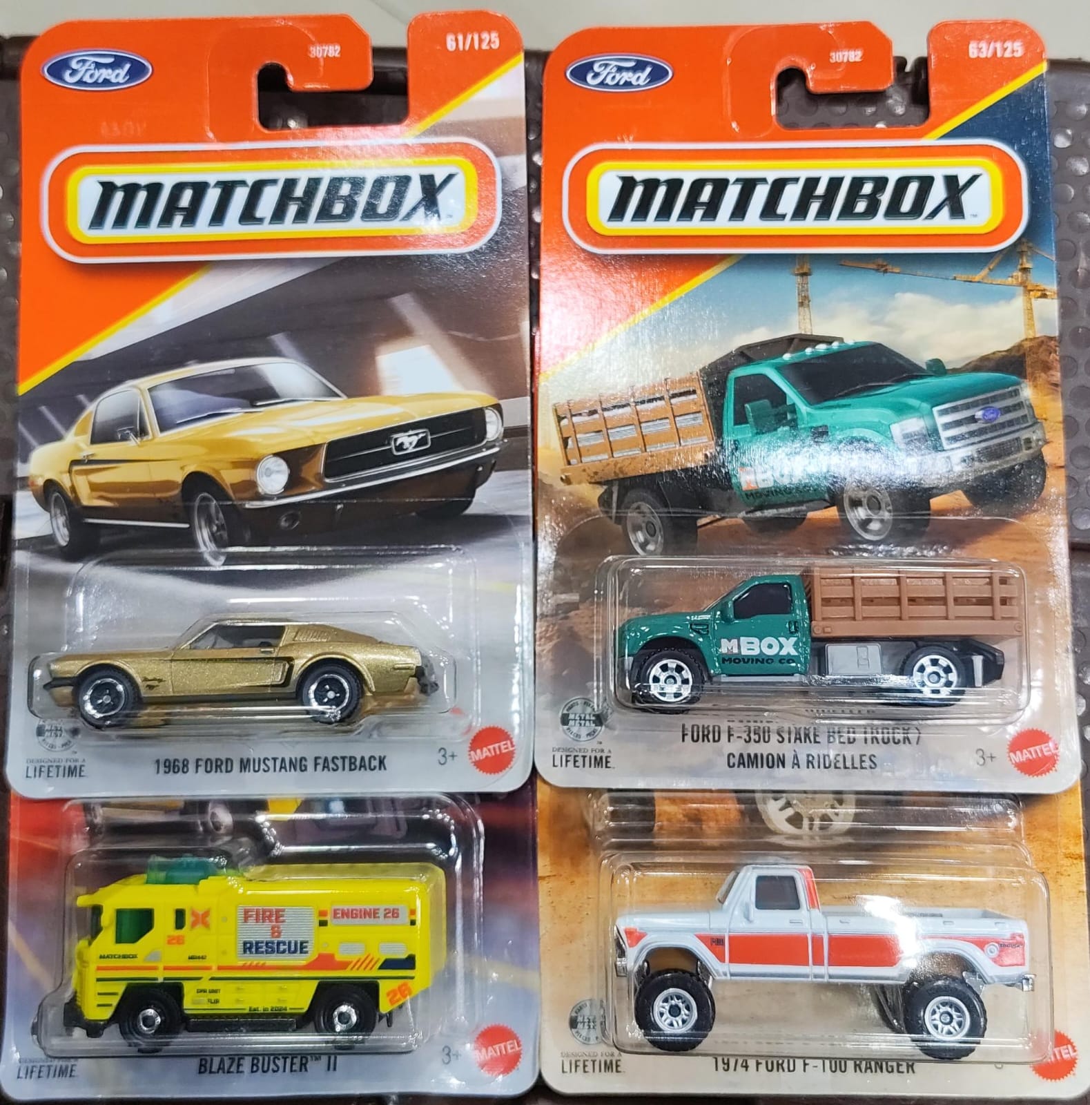 Matchbox Cars - Combo Pack of 4 Cars - 30782 - 1