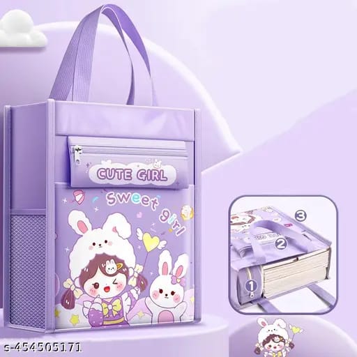Cute Hand Bag for Women & Students – Multipurpose Document Bag, Orthopedic Lightweight School & Office Documents Bag, Travel Bag, Picnic Bag