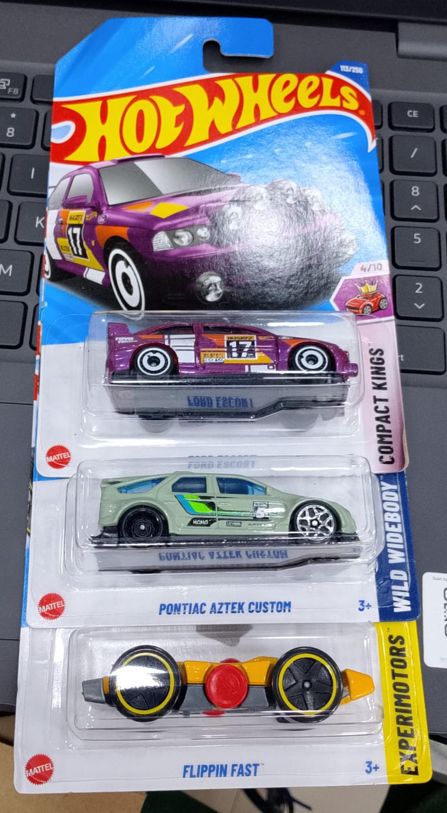 Hot Wheels Mainline - L Case (2025) - Combo Pack of 3 Cars - Long Card