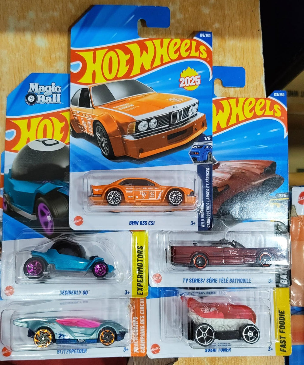 Hot Wheels Mainline - Combo Pack of 5 Cars - Mix Case 0