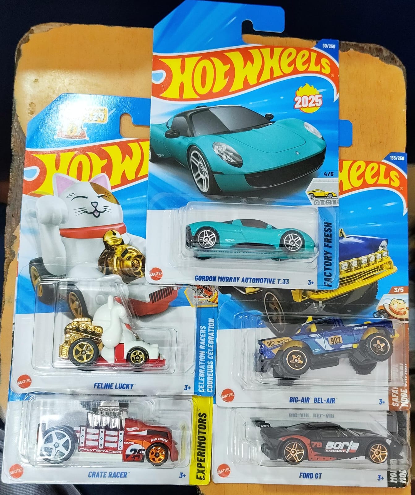 Hot Wheels Mainline - Combo Pack of 5 Cars - Long Card