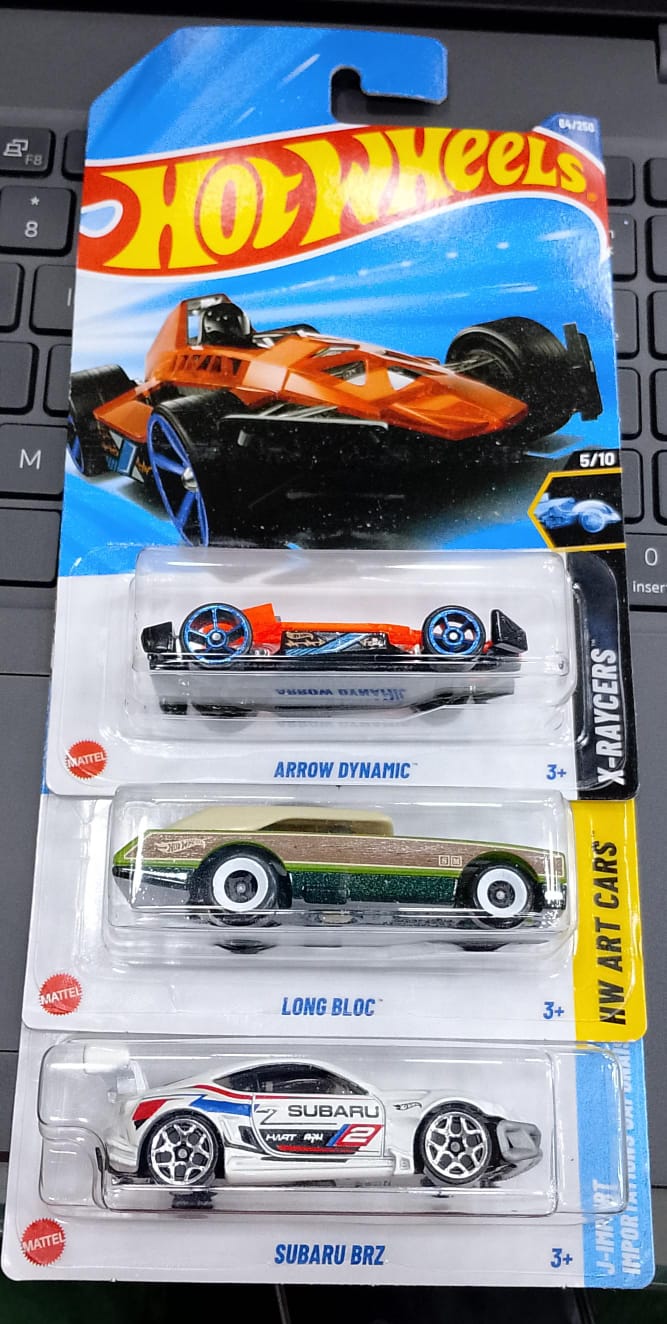 Hot Wheels Mainline - M Case (2025) - Combo Car 3 Pcs - Long Card
