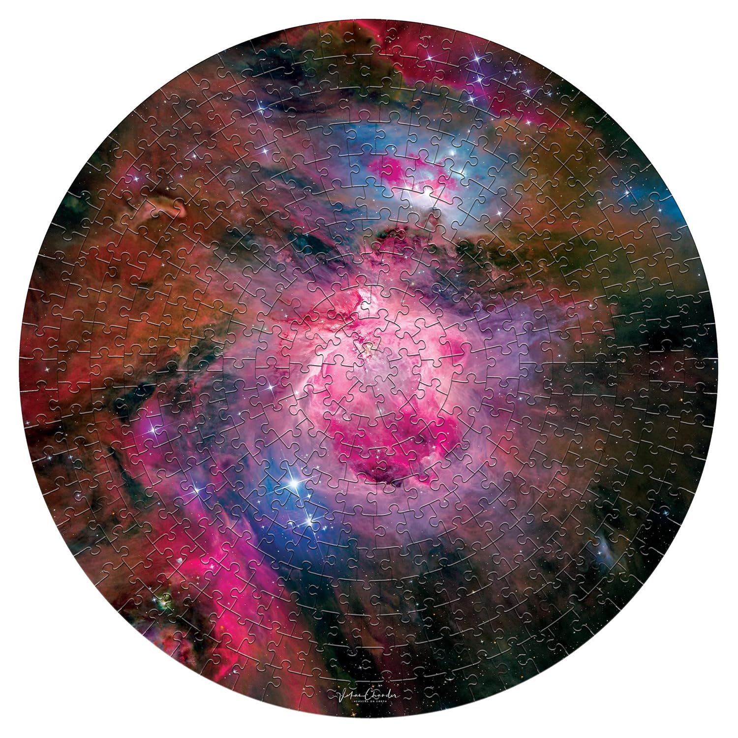 Frank Ornate Orion 350 Piece Round Puzzle Jigsaw Puzzle for Kids 10+ Years and Adults-Fun and Challenging Having Realistic Illustrations, Memory, Mental Boost - 34704