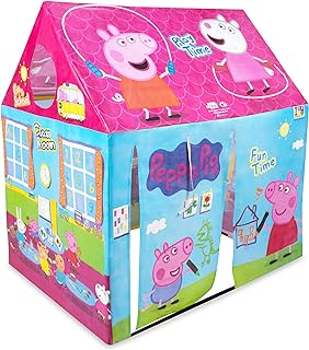 Itoys Led Pipe Tent | Peppa Pig | Barbie | Spiderman | Cars | Theme Play Tent House For Kids | Big Size | Multicolor