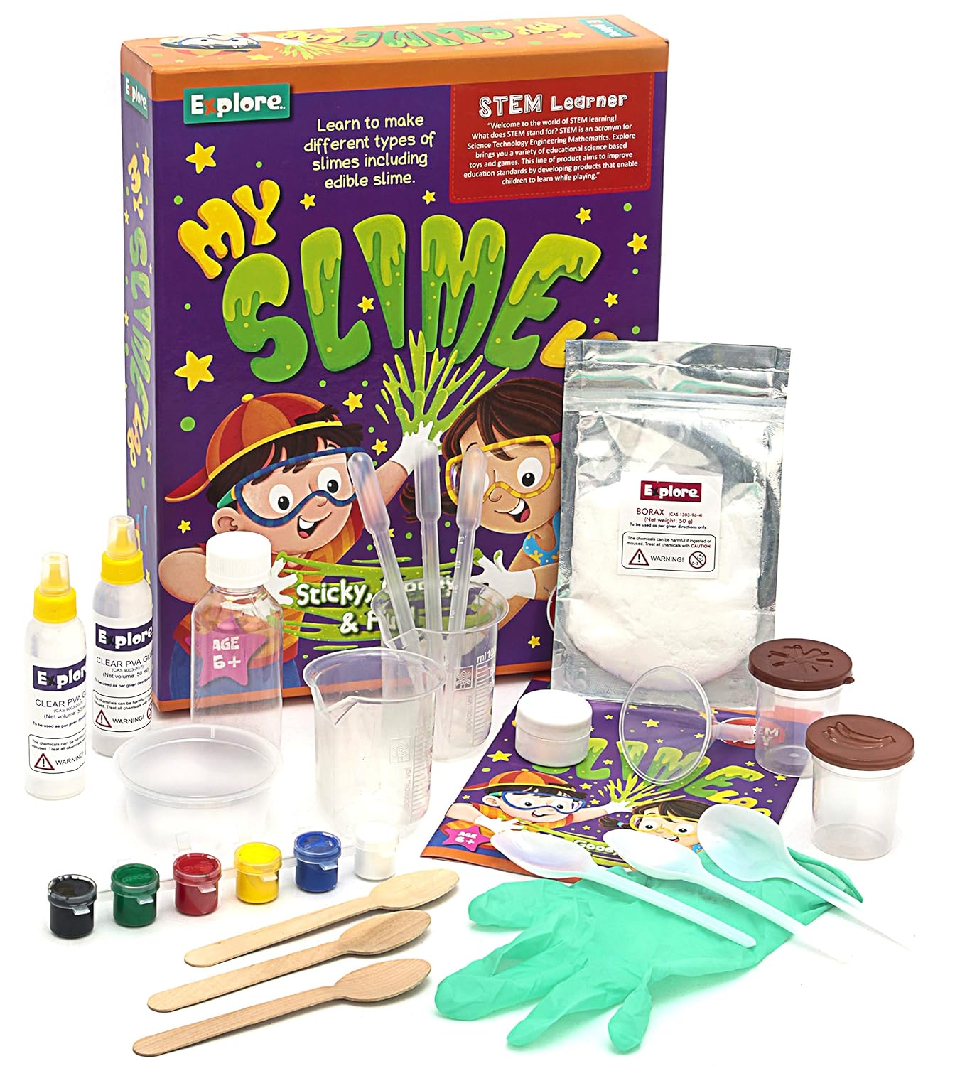 Explore My Slime Lab Activity Toy Kit for kids - Multicolor