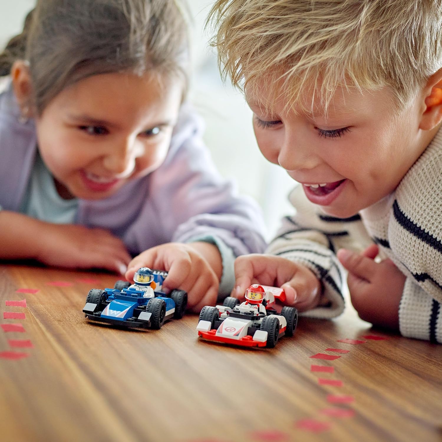 LEGO City F1 Williams Racing & Haas F1 Race Cars Vehicle Toy Set 60464 Building Blocks Toys for 4+ Gift for Boys and Girls