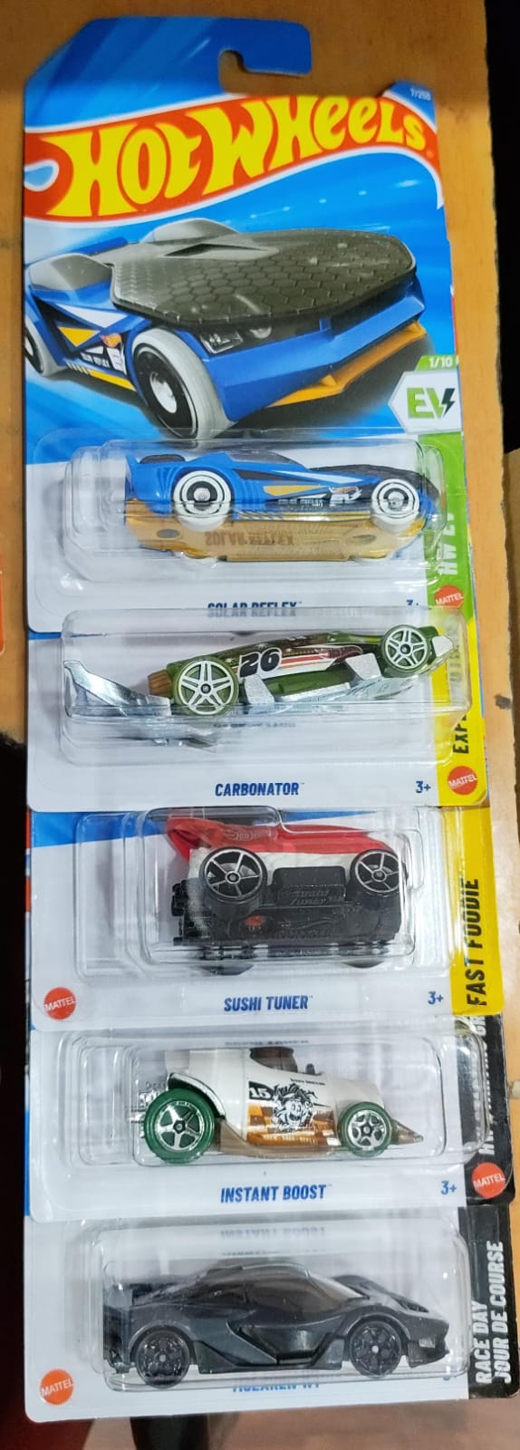 Hot Wheels Mainline - Combo Pack of 5 Cars - A Case 2026 - Long Card (1)