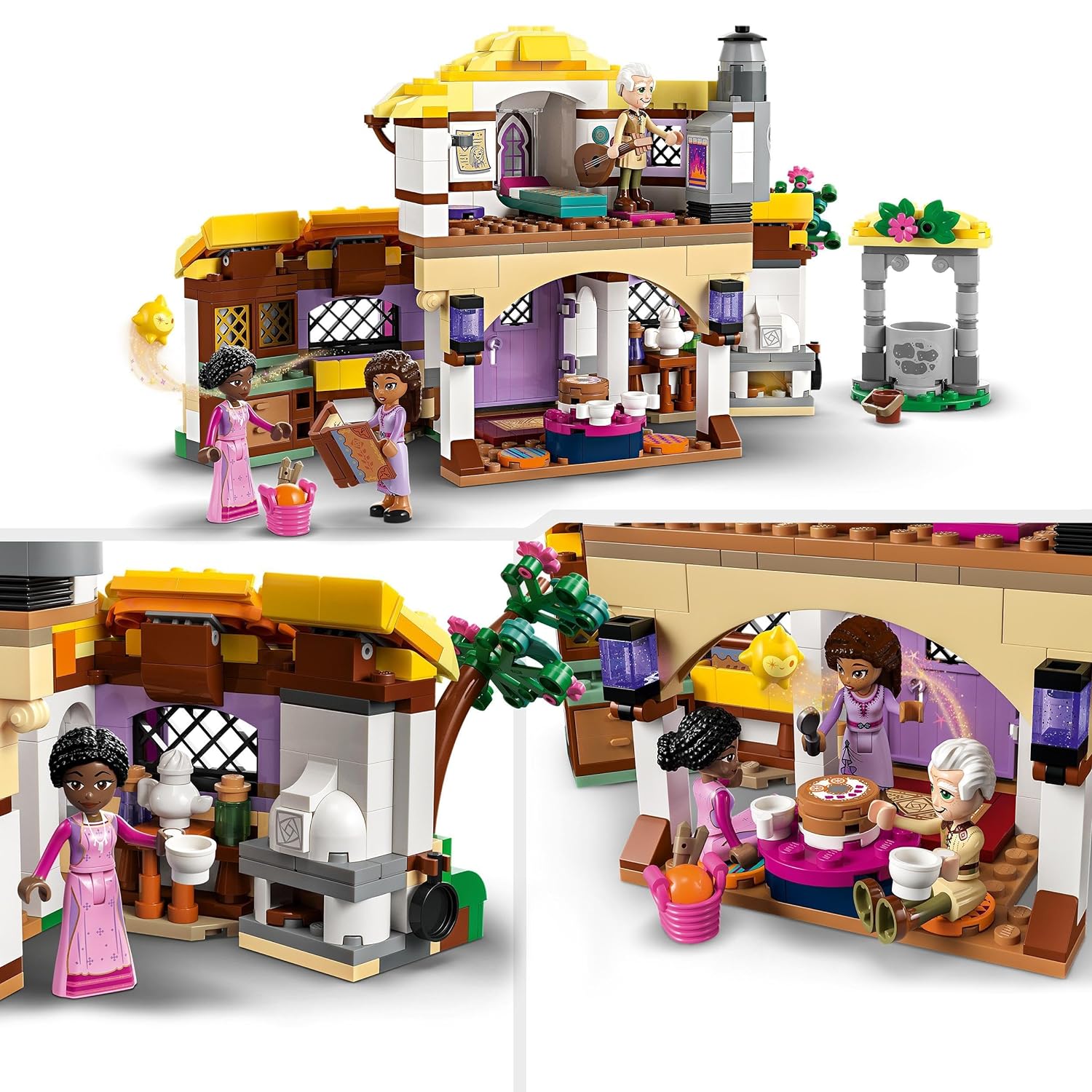 LEGO 43231 Disney Asha’s Cottage Building Toy Set - 509 Pieces - Multicolor