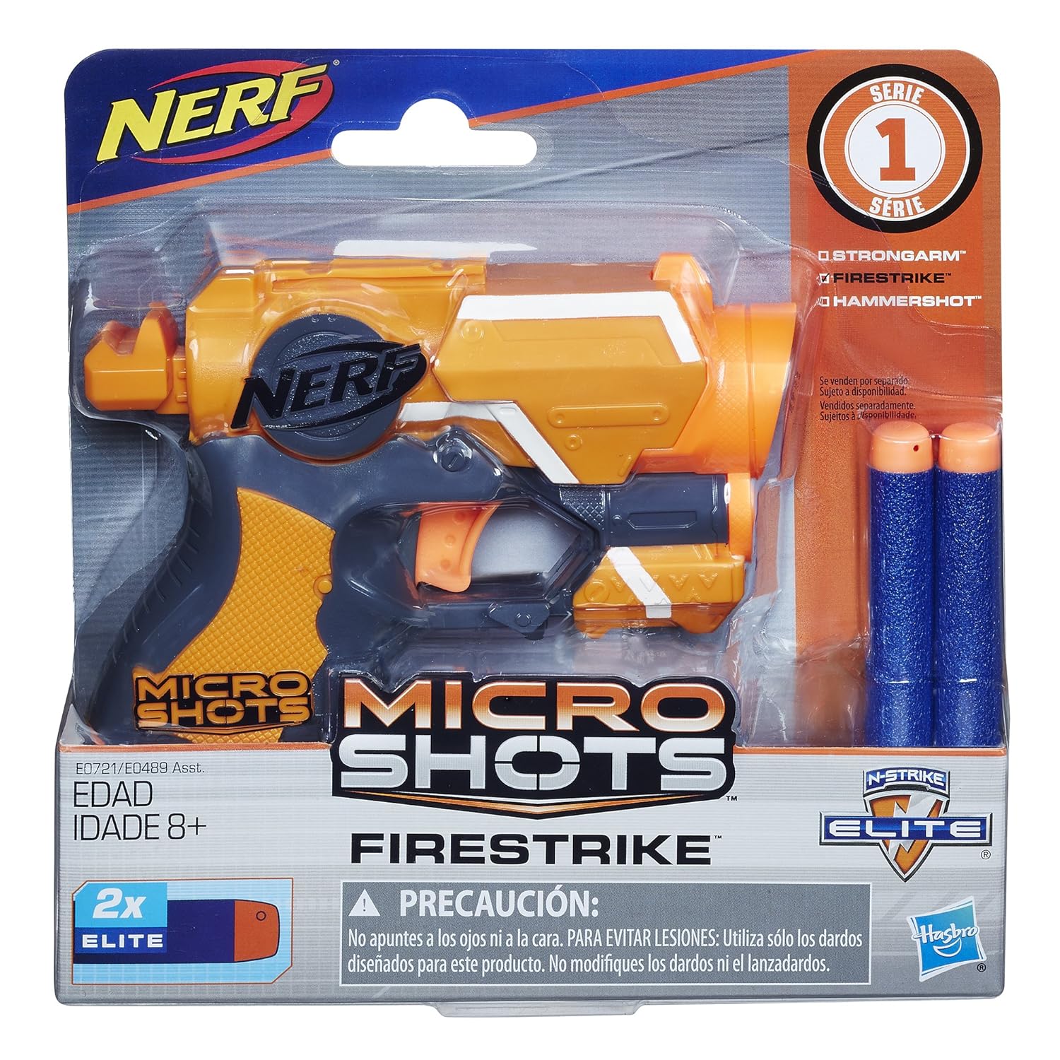 Nerf MicroShots N-Strike Elite Firestrike, For Kids Ages 8 Years Old and Up, Multicolor