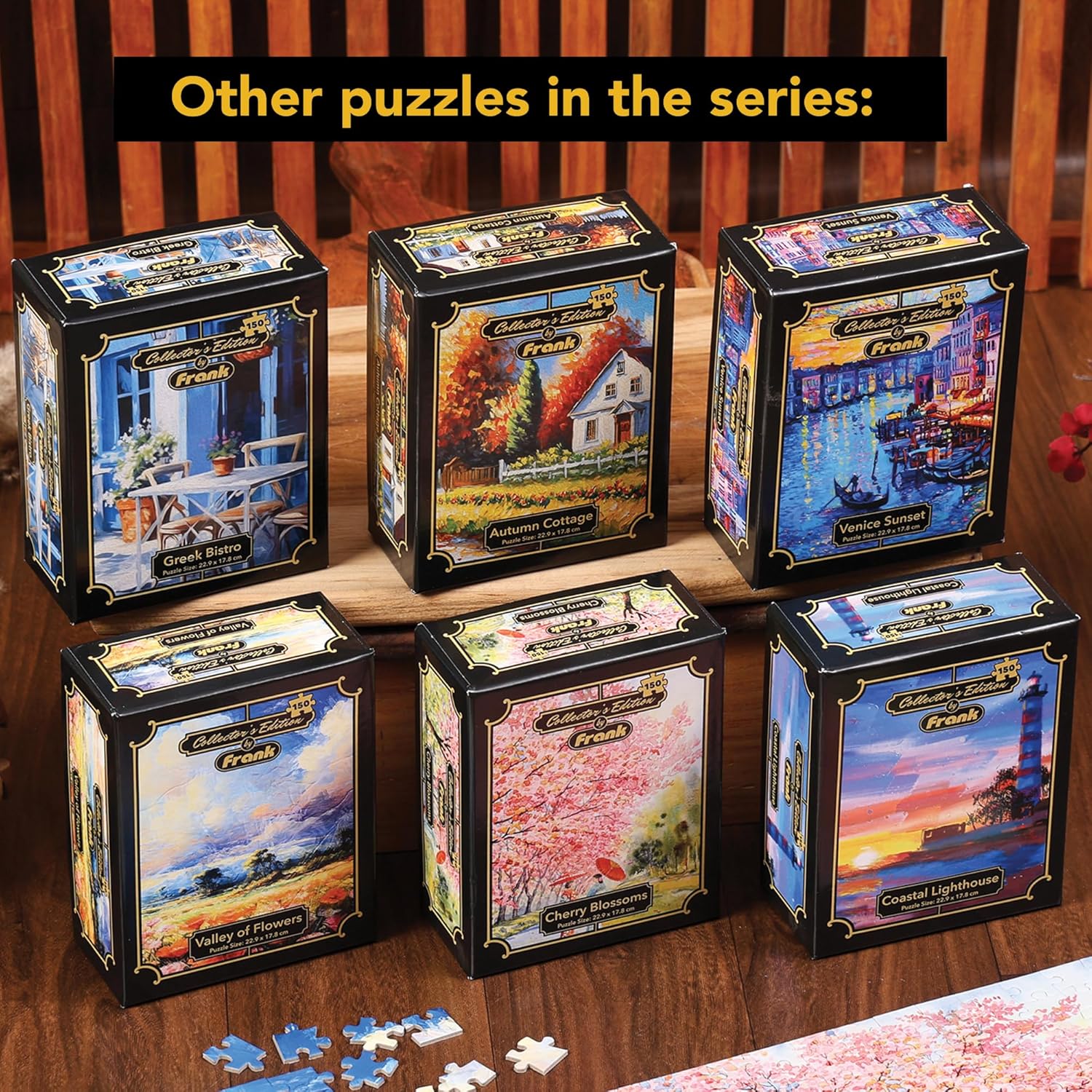 Frank Collector's Edition 150 Pieces Puzzle for Adults & Kids 7 Years & Above - Fun and Challenging Puzzles Having Realistic Illustrations