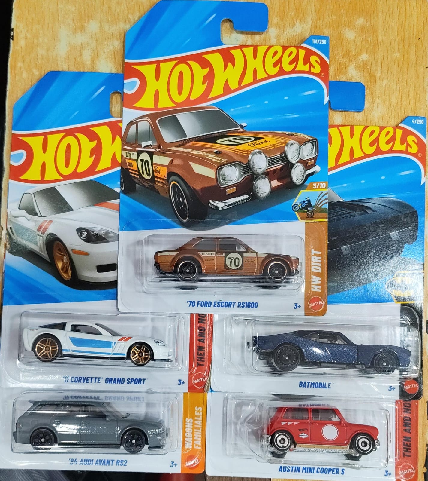 Hot Wheels Mainline - J Case 2026 Combo Pack of 5 Cars - Long Card