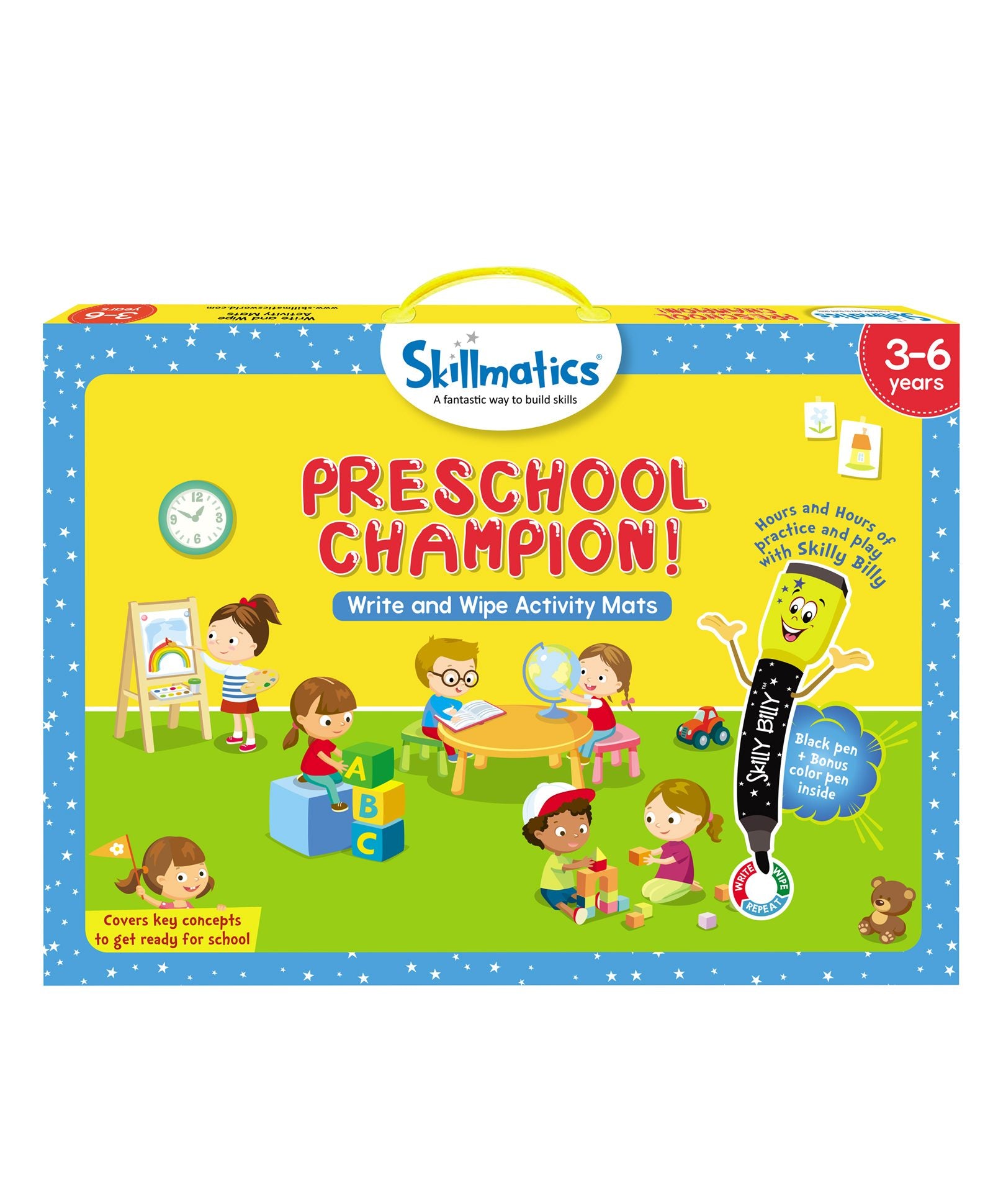 Skillmatics Educational Game - Preschool Champion Activity Mats