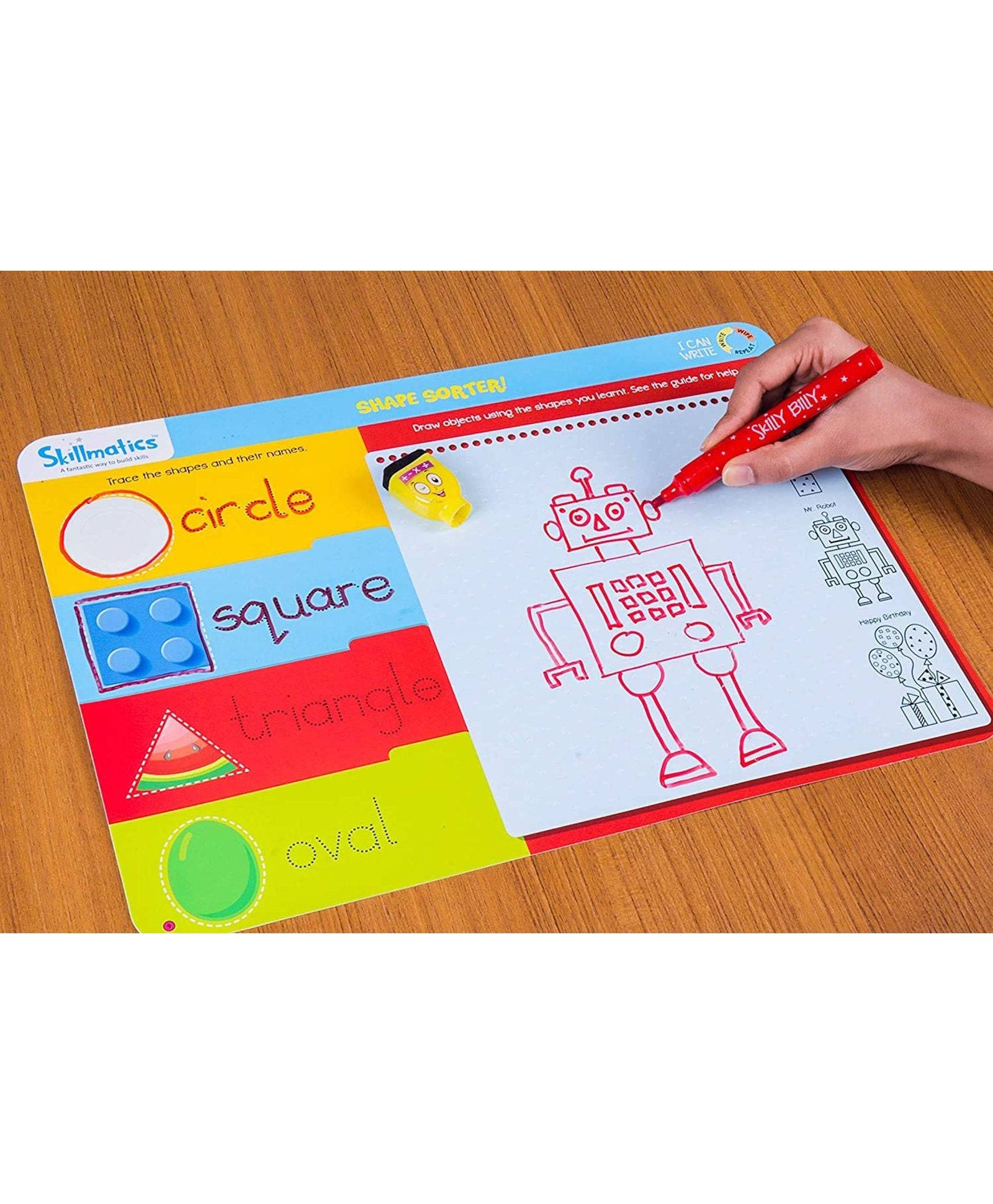 Skillmatics Educational Game - I Can Write Activity Mats - Multicolor