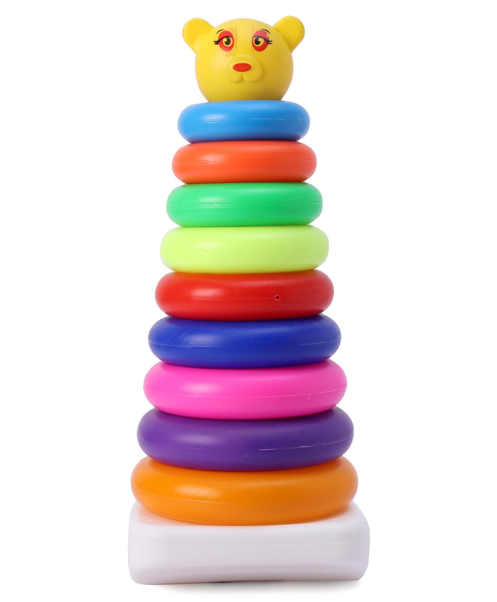 HighRoof® Junior Smiley Stacking Colorful 7 pcs Teddy Rings for Kids with  Play Set Toy, Brien Development Toy for Kids, Best Gift for Baby Boys and  Girls- Multi Color : Amazon.in: Toys