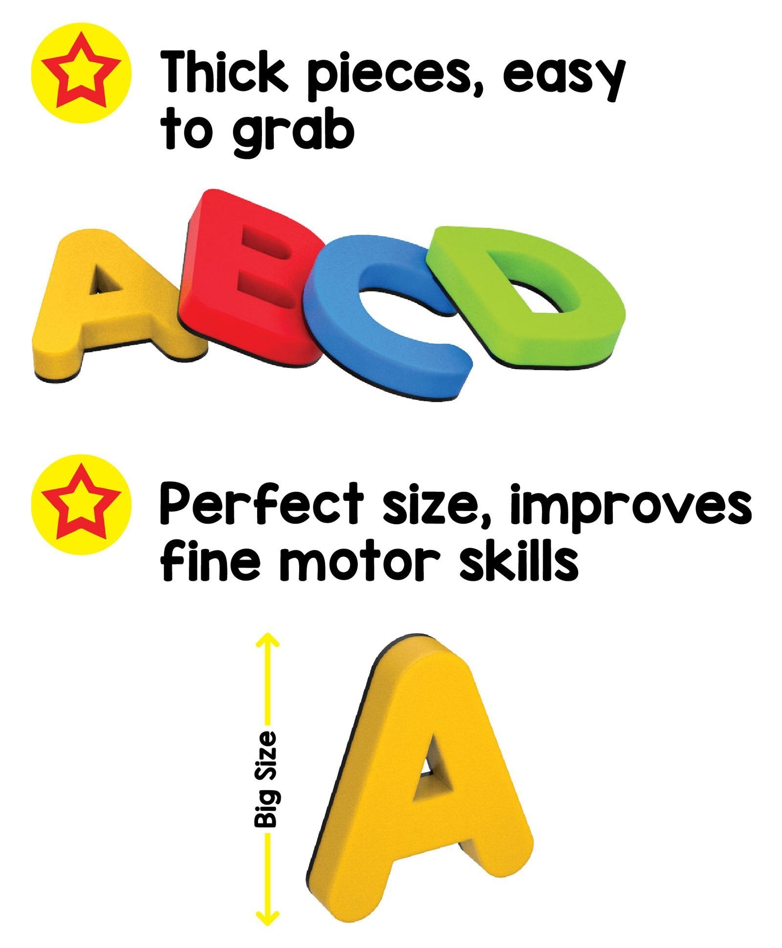 Play Panda Magnetic Learn to Write Capital Letters Includes Alphabet