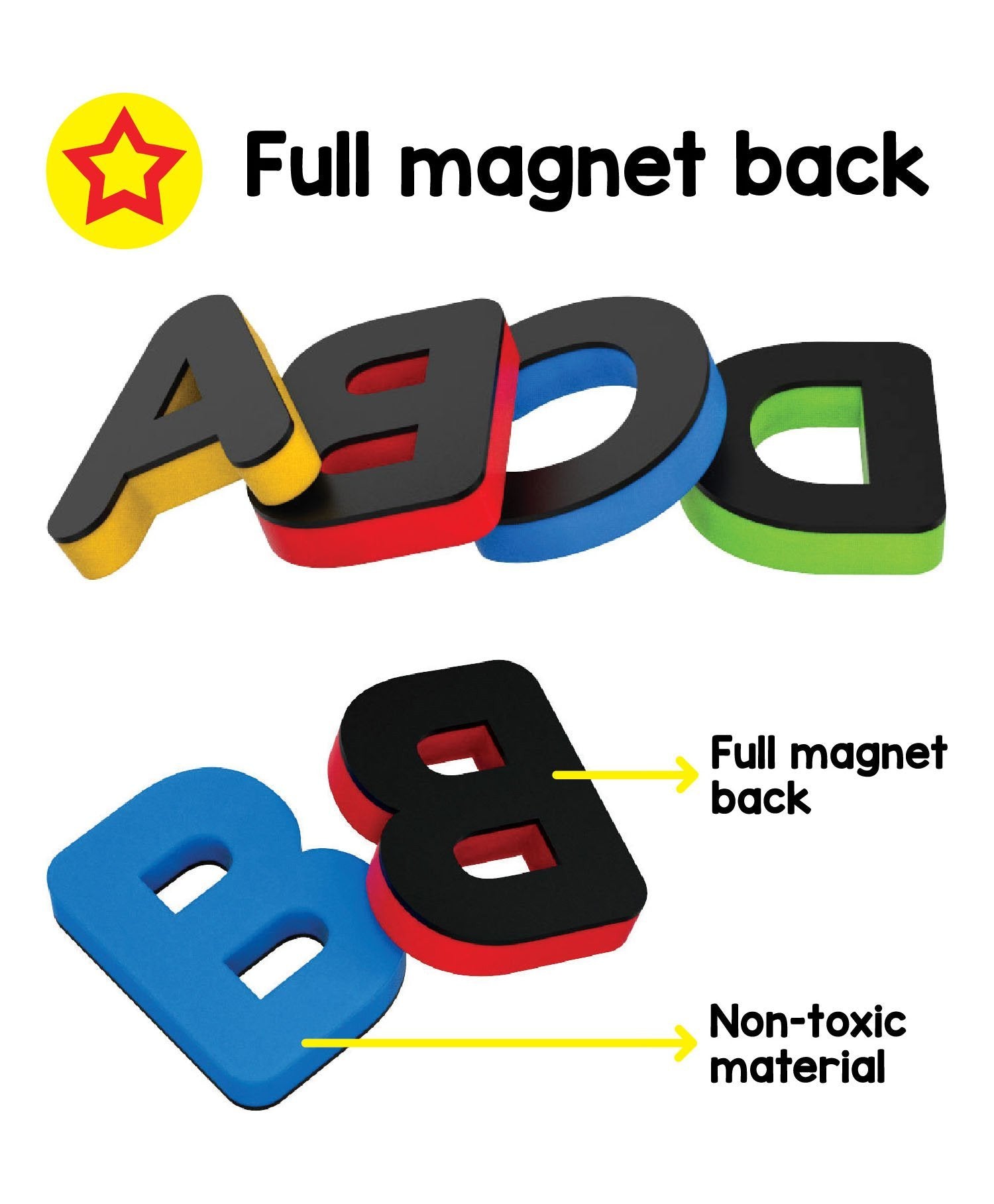 Play Panda Magnetic Learn to Write Capital Letters Includes Alphabet