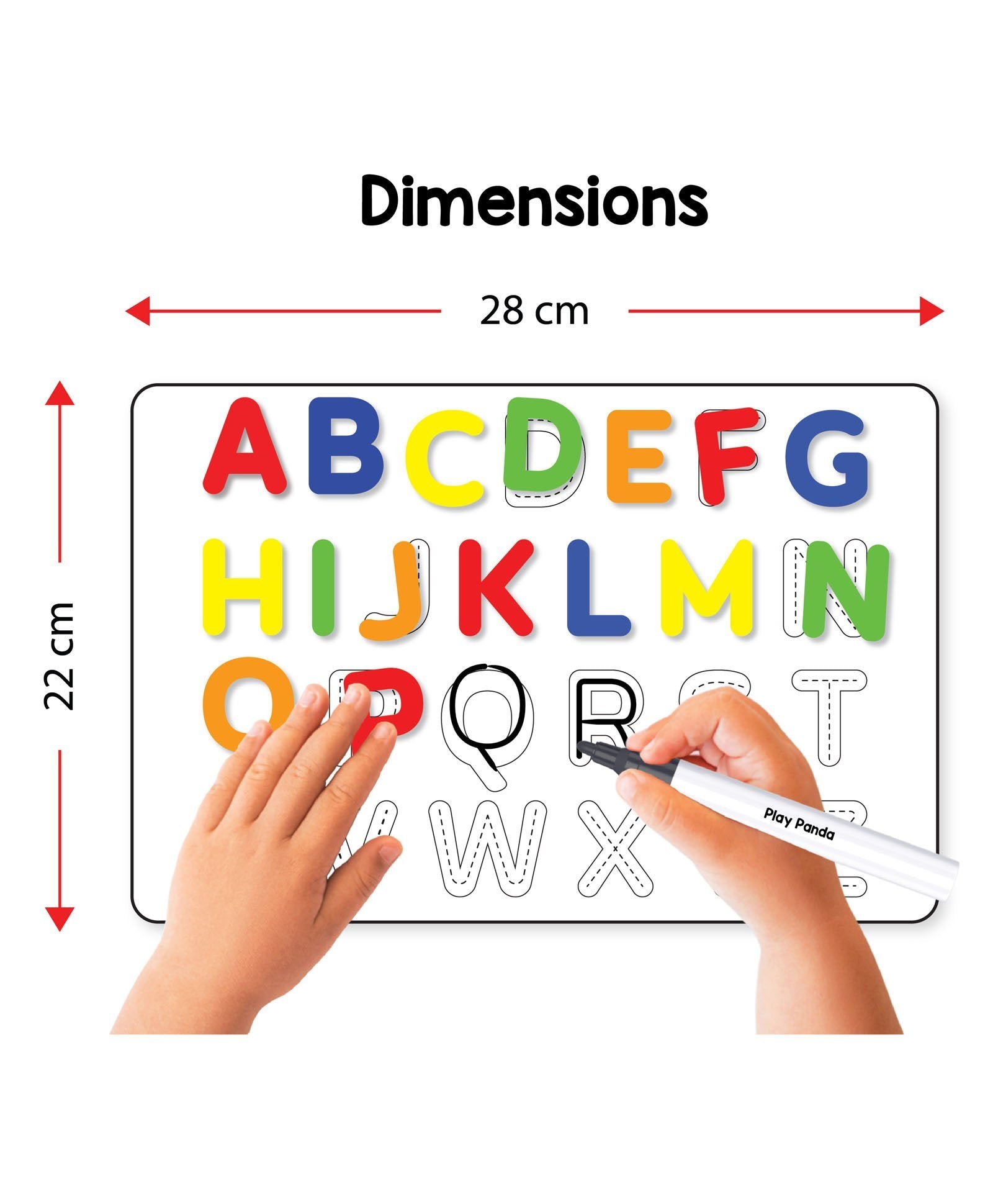 Play Panda Magnetic Learn to Write Capital Letters Includes Alphabet