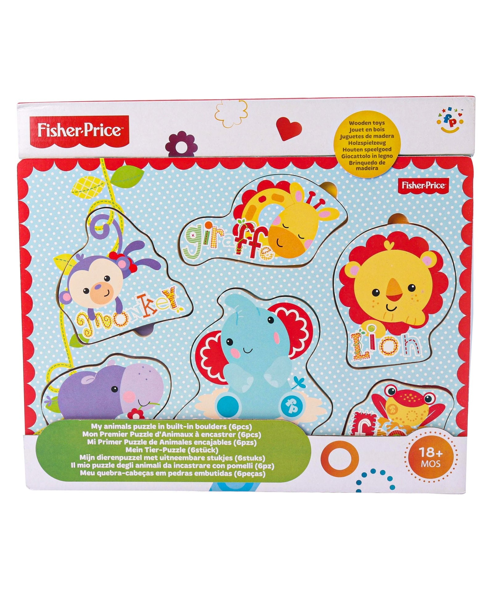 Puzzle en bois animaux - Fisher price