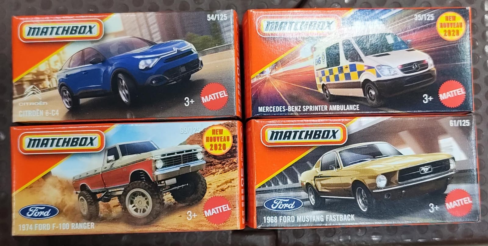 Matchbox Mainline - Combo Pack of 4 Cars - DNK70 - 0002