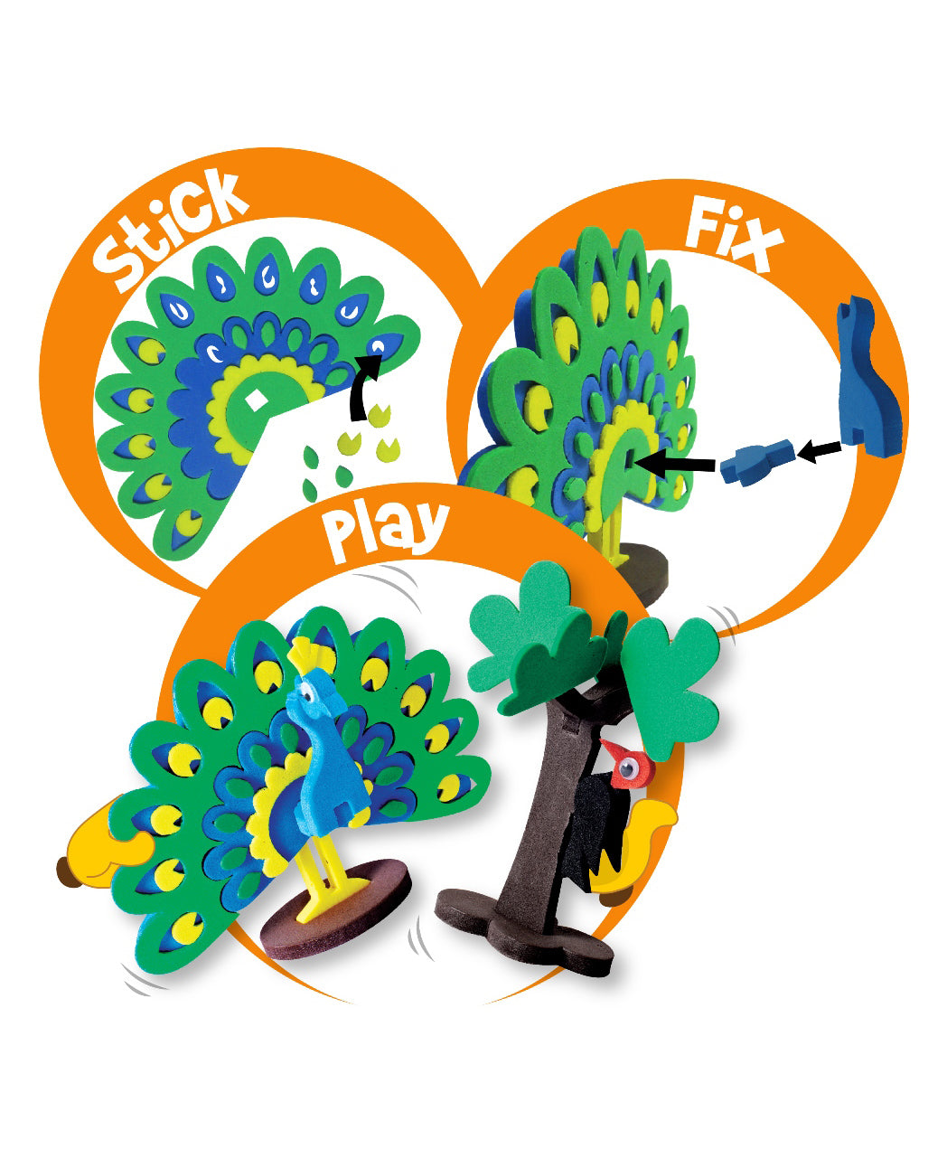 Imagimake Mapology Birds Around the World Making Kit - Multicolor