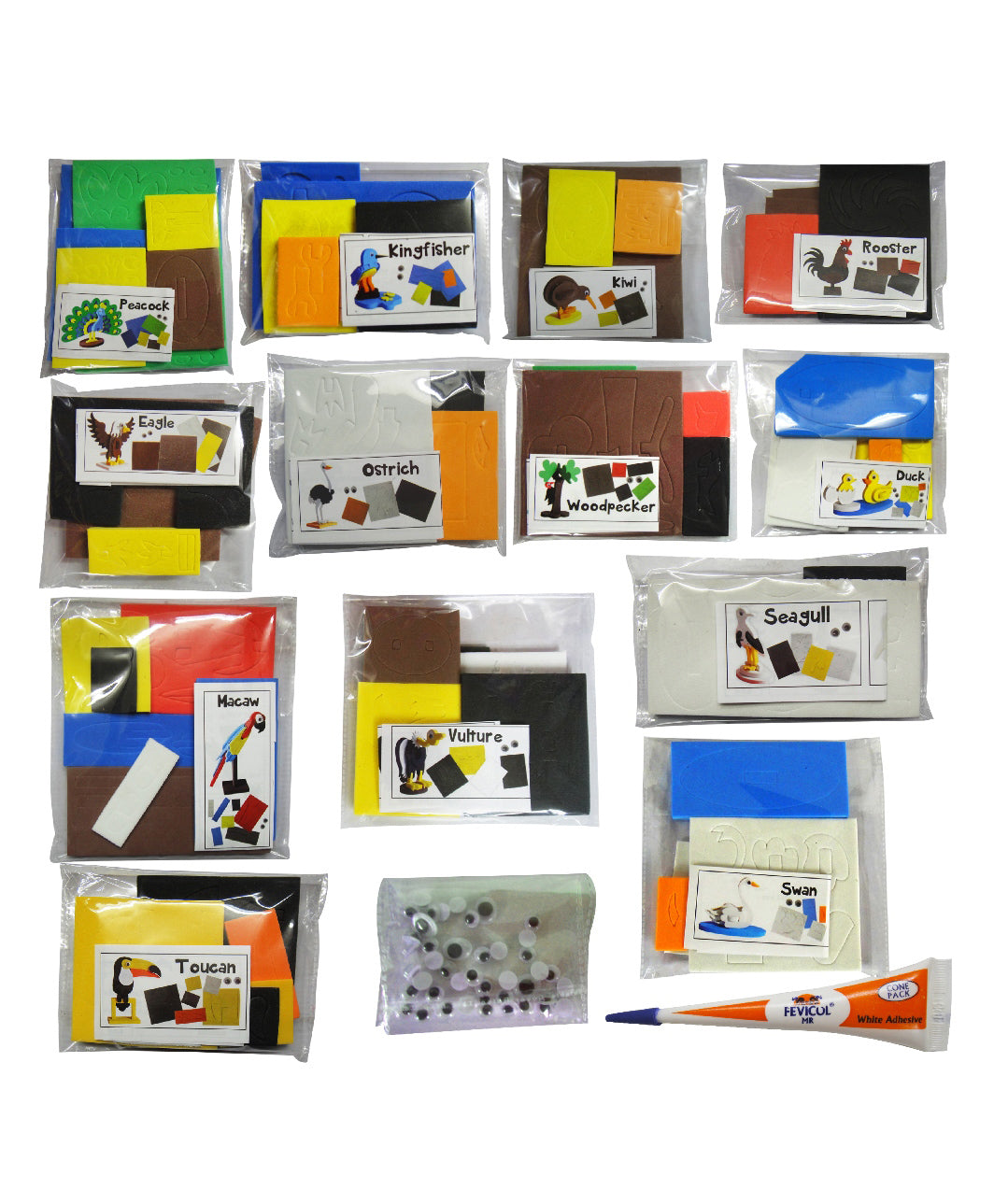 Imagimake Mapology Birds Around the World Making Kit - Multicolor