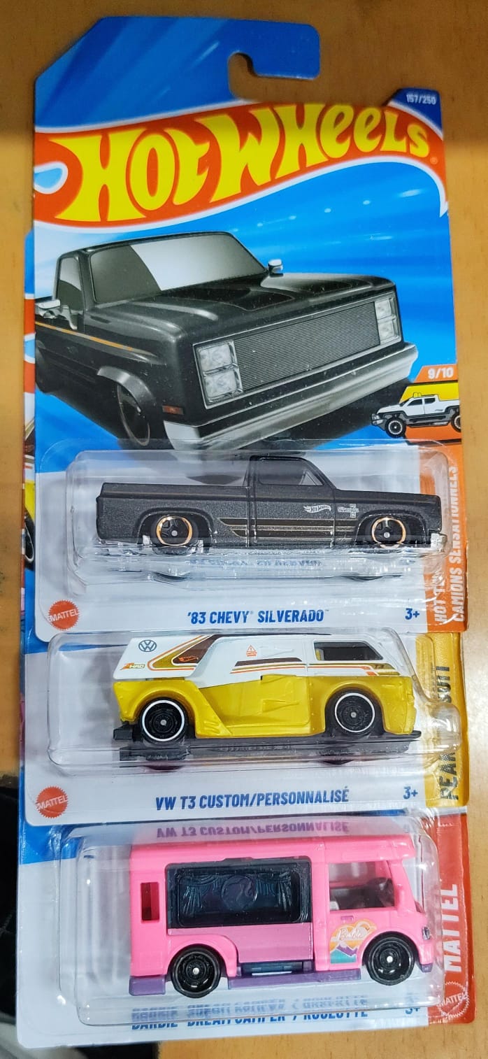 Hot Wheels Mainline - Combo Pack of 3 Cars - A Case 2026 - Long Card (1)