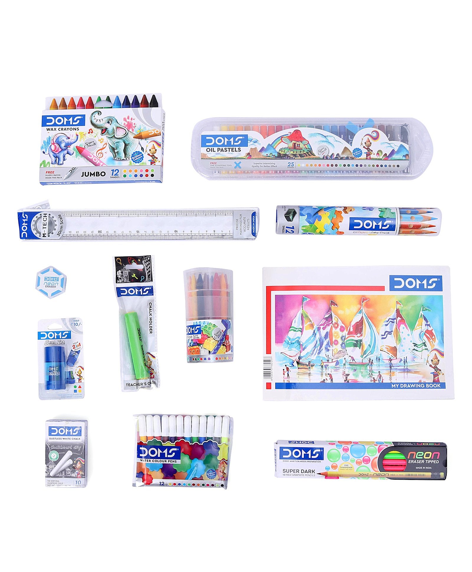 Doms Pencil Smart Kit - Pack of 10 –