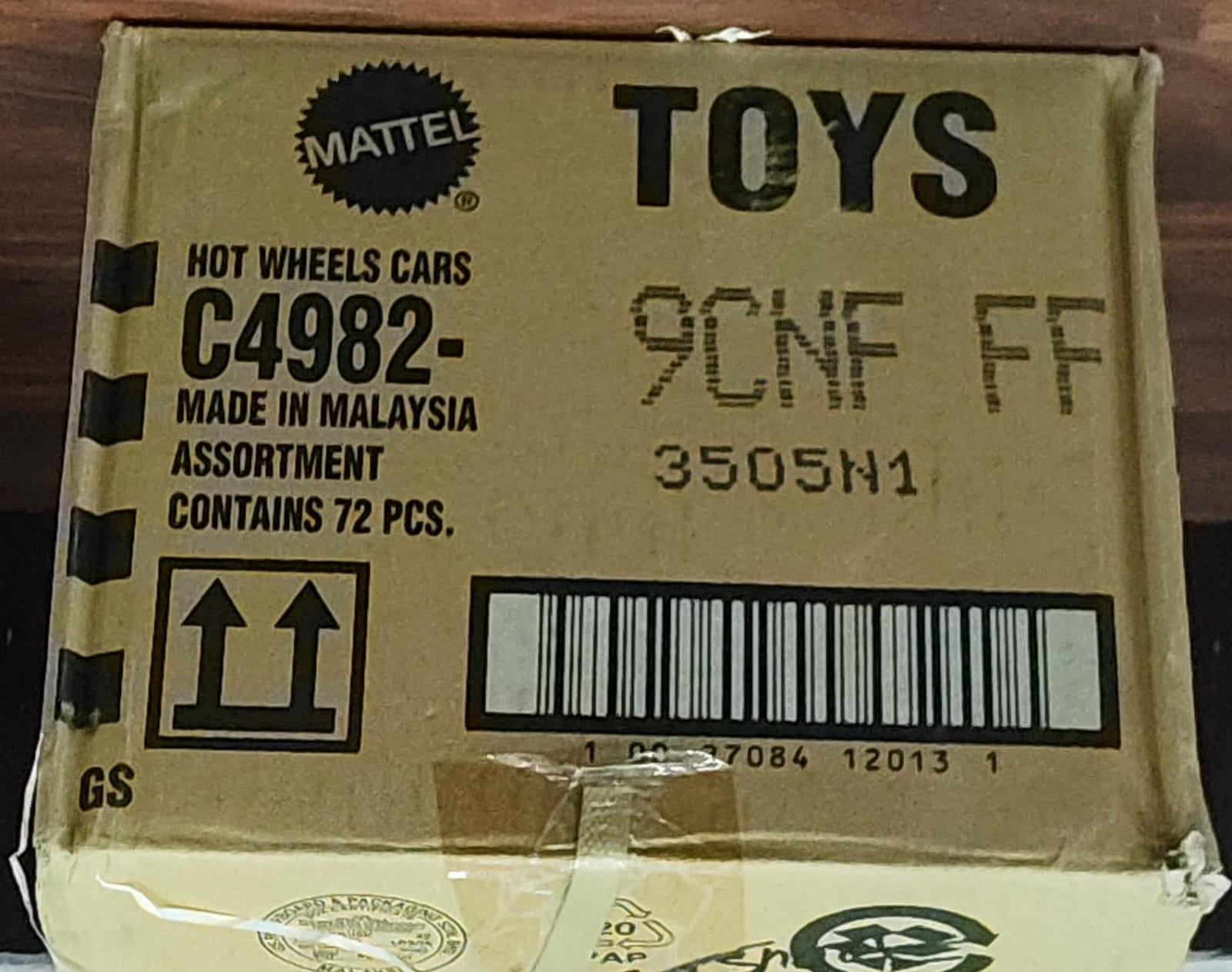 Hot Wheels F Case 2026 – Factory Sealed 72-Car Box – Imported Edition – Brand New
