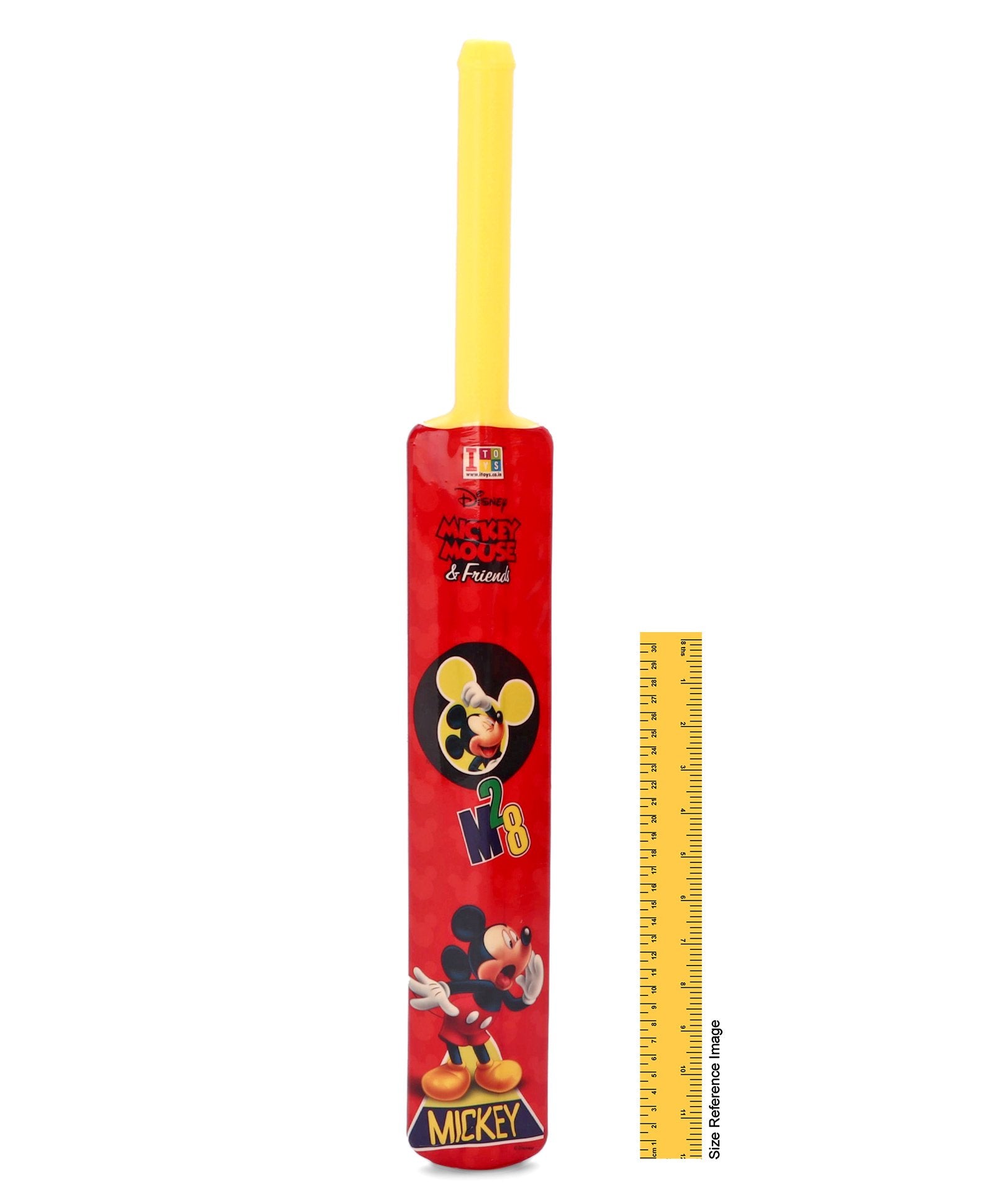 Disney Mickey Mouse T-20 Cricket Set with Bat Size 4 - Color & Design May Vary - Box Damaged