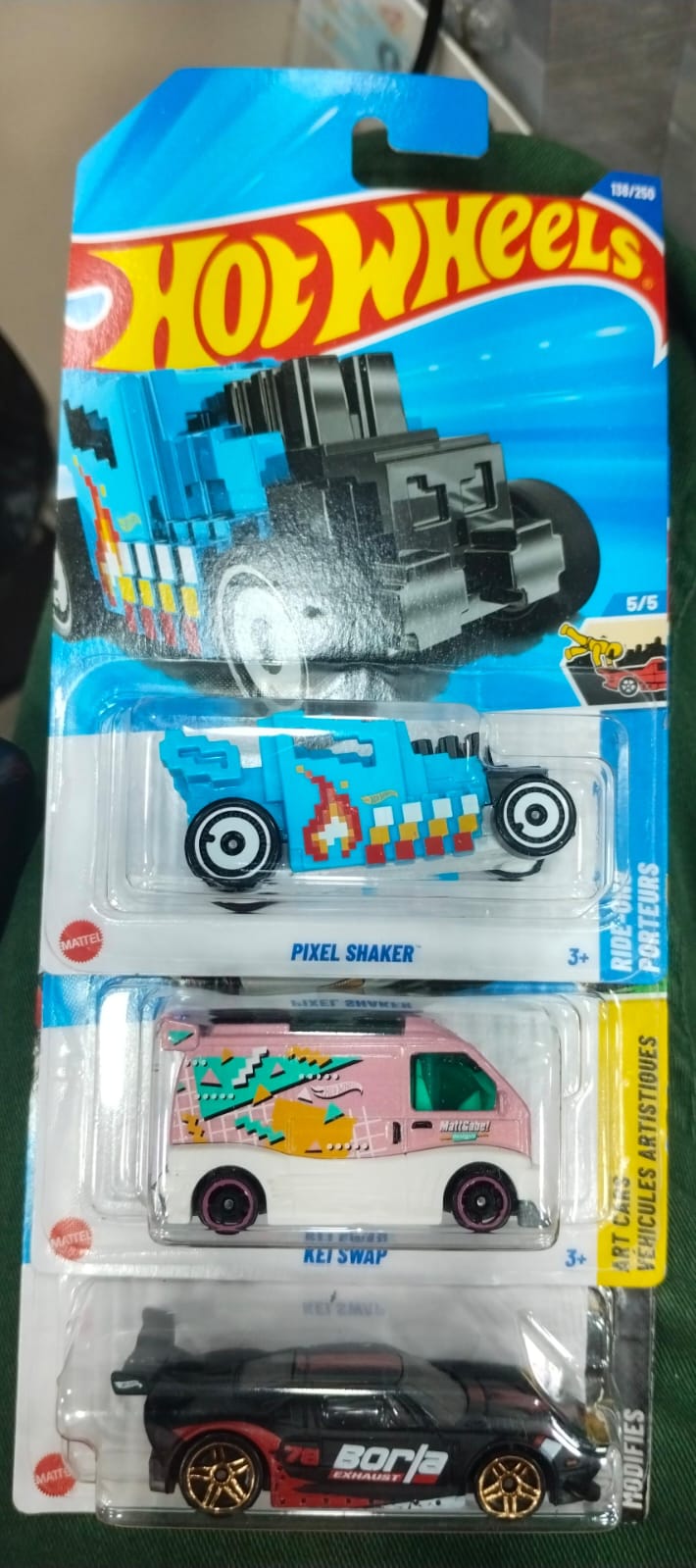 Hot Wheels Mainline - N Case [2025] - Combo Pack of 3 Cars