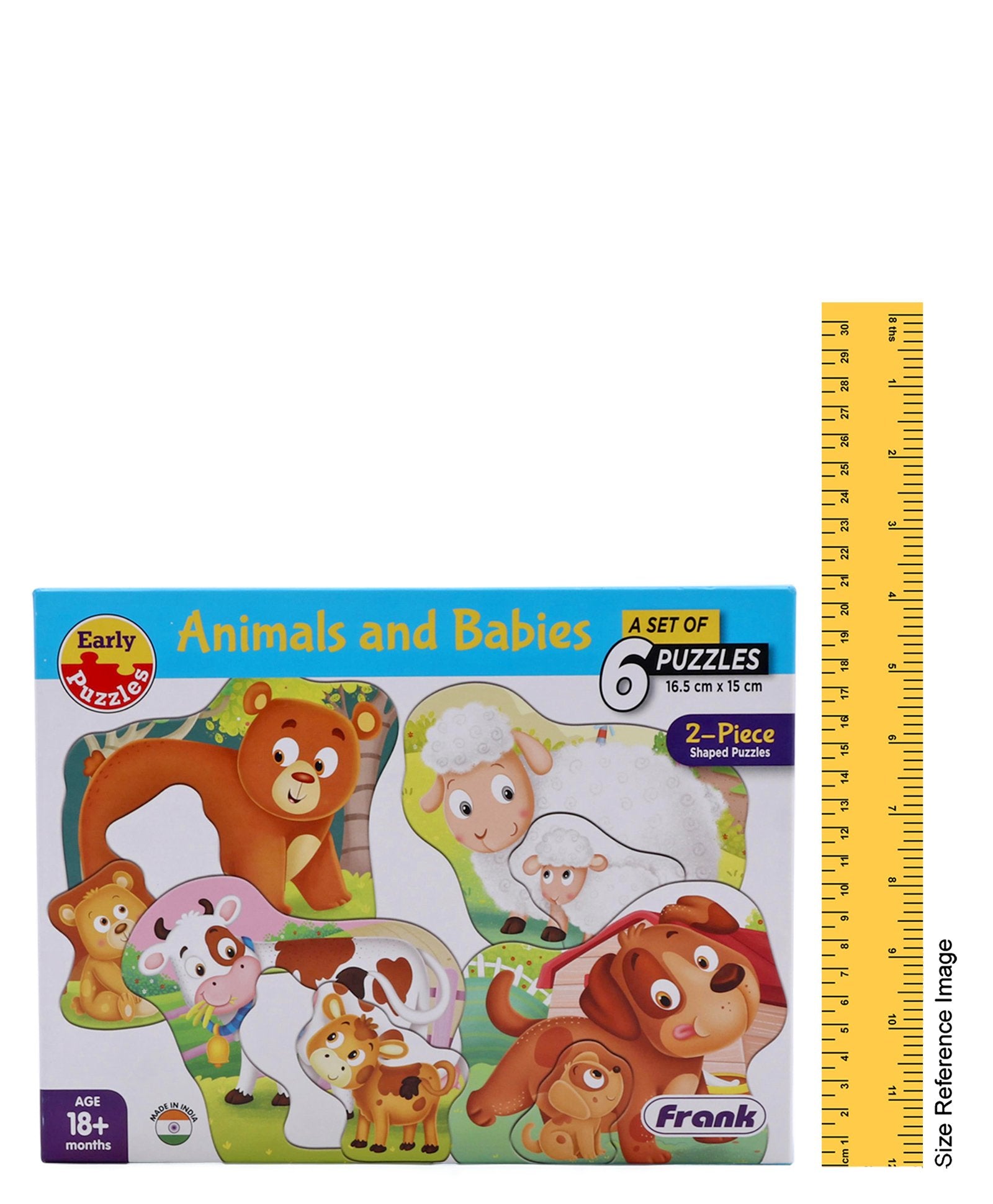 Frank Animals and Babies Early Jigsaw Puzzle Multicolor - 14 pieces