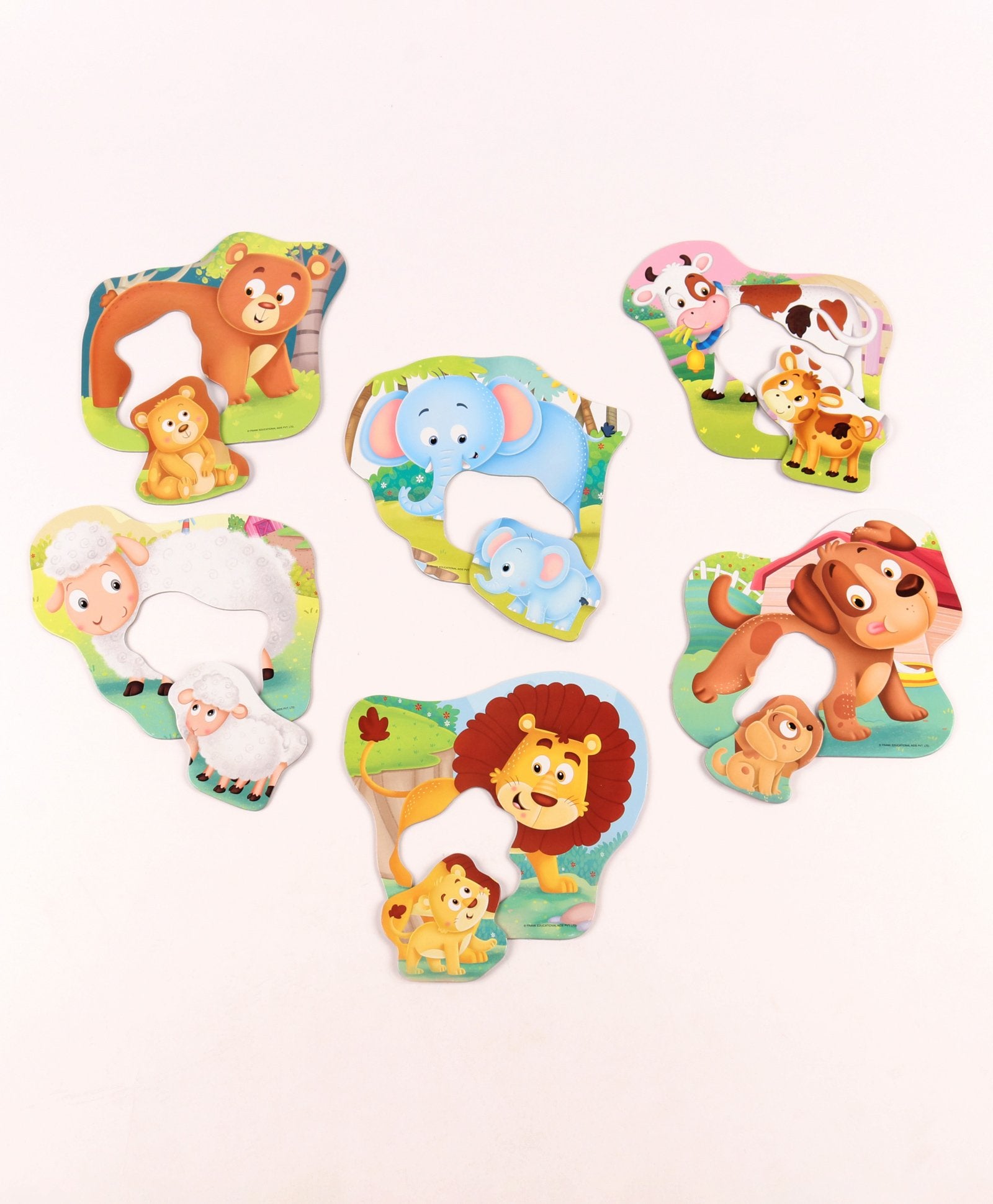 Frank Animals and Babies Early Jigsaw Puzzle Multicolor - 14 pieces