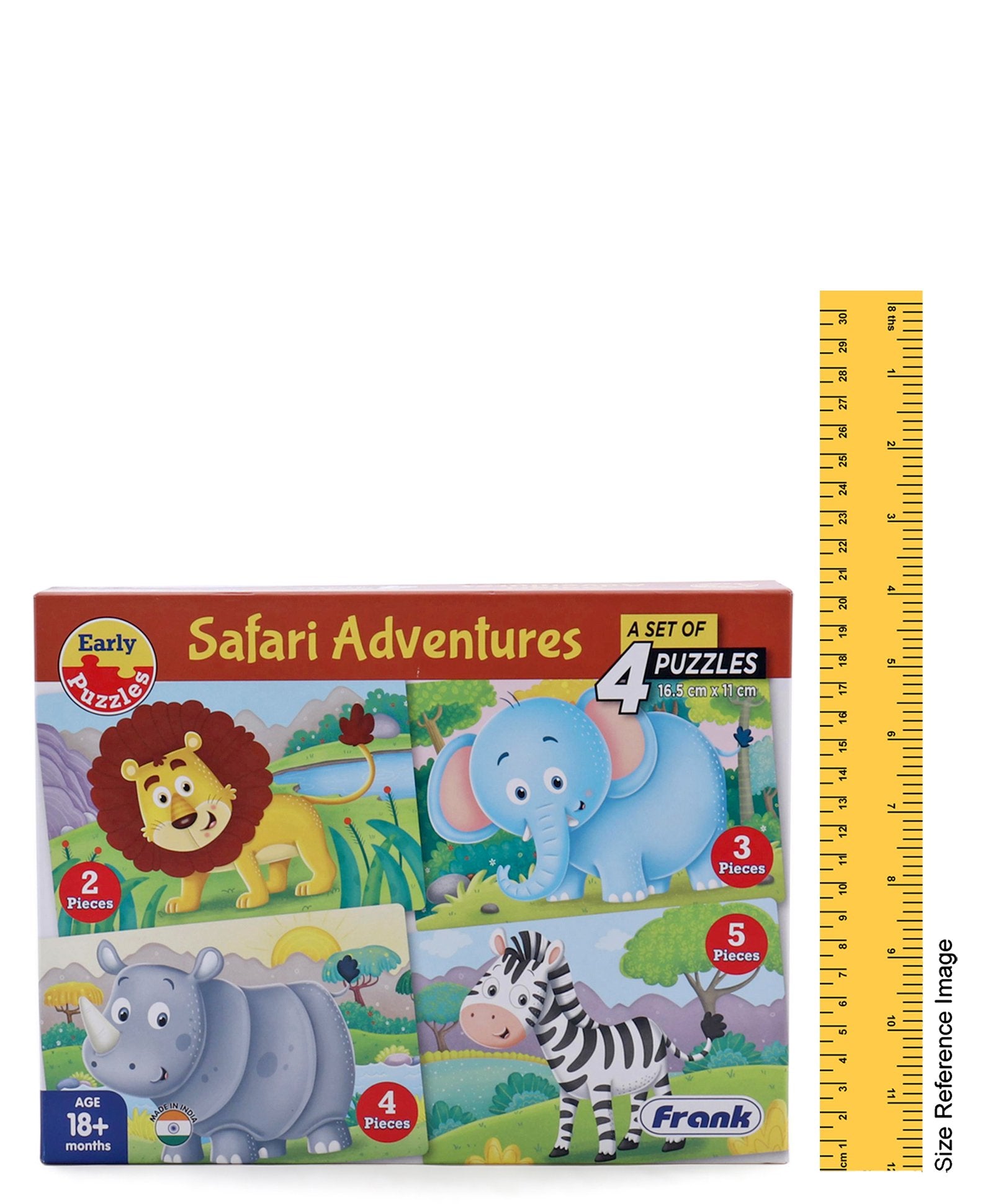 Frank Safari Adventures Early Jigsaw Puzzle Multicolor 14 Pieces