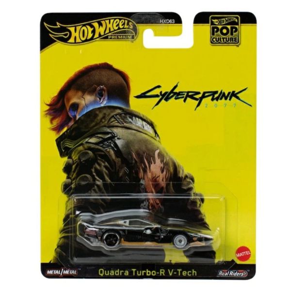 Hot Wheels POP Culture - Cyberpunk Quadra Turbo R V-Tech - HXD63 - JBL57