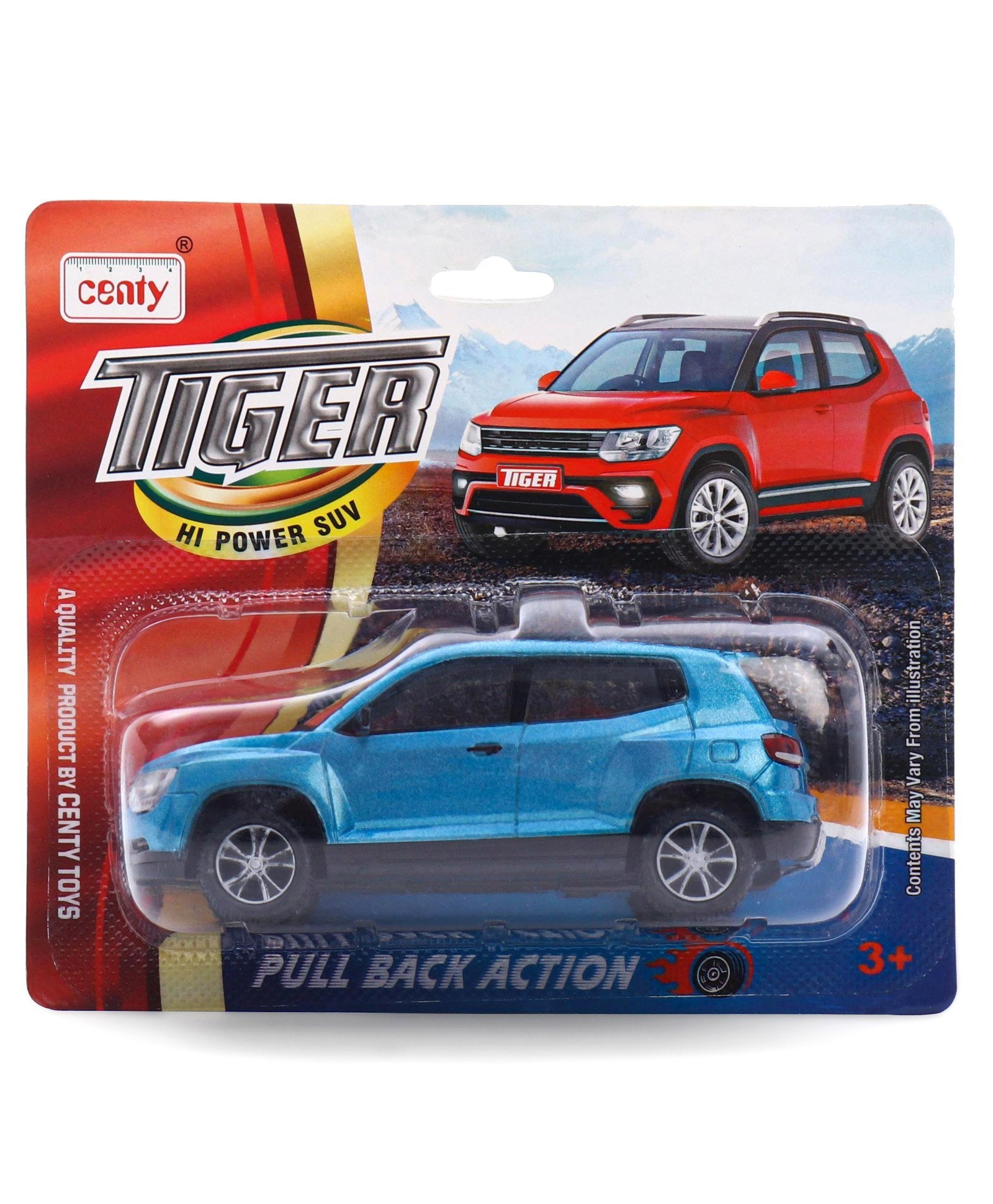 Centy Tiger SUV Pull Back Toy Car- Multicolor