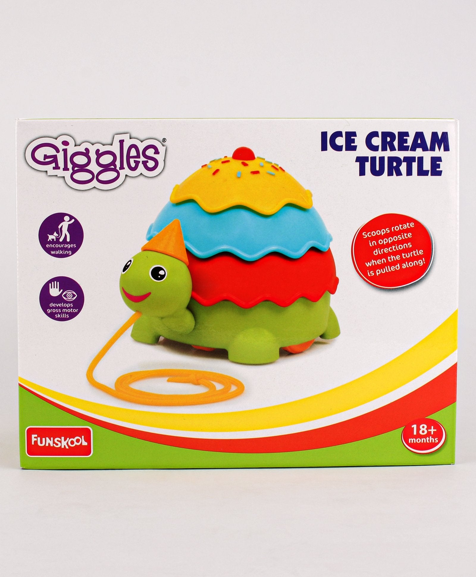 Giggles Ice Cream Turtle Multicolour Kidsinfy.in