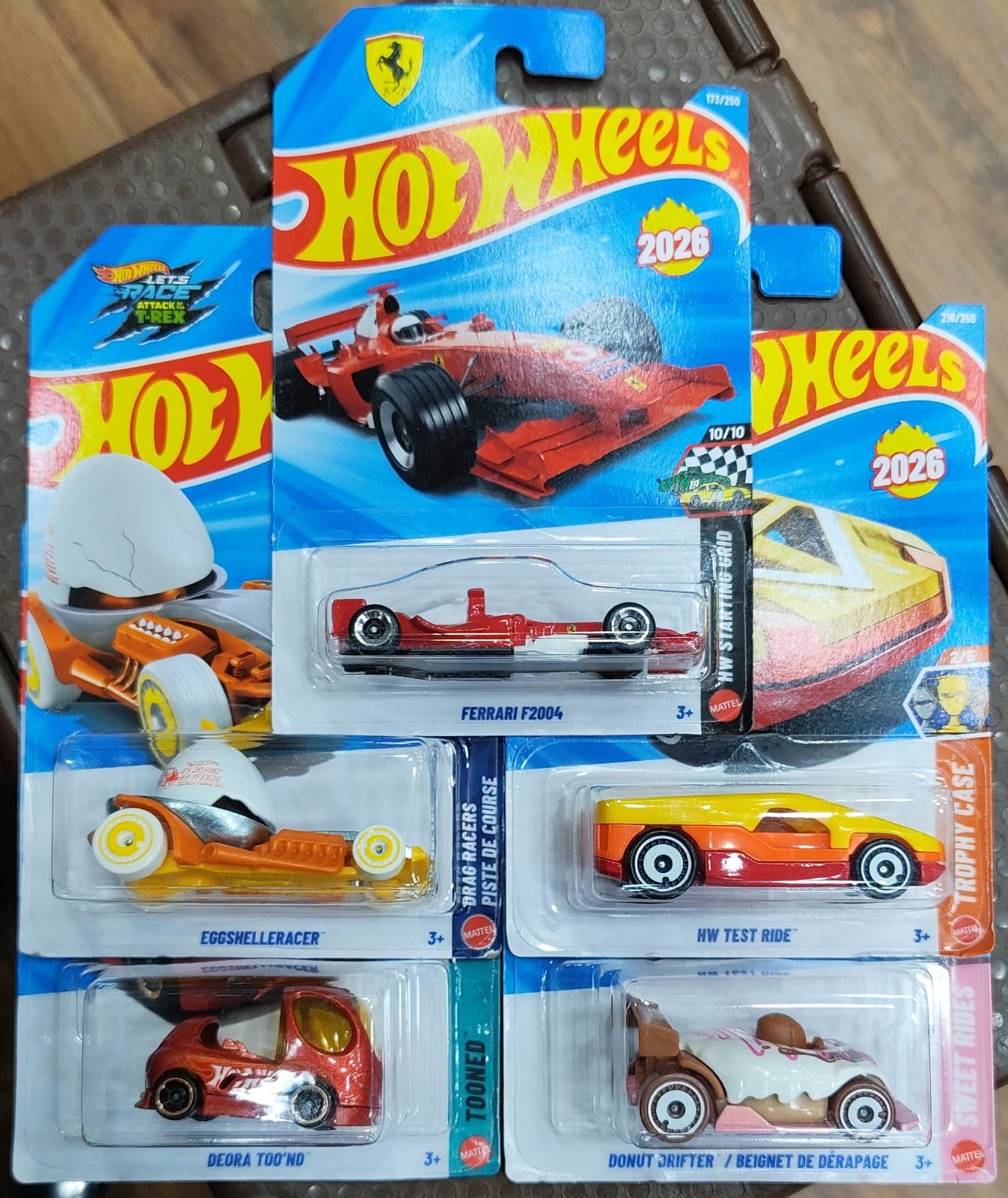 Hot Wheels Mainline - Pack of 5 Cars - M Case 2026 - 01