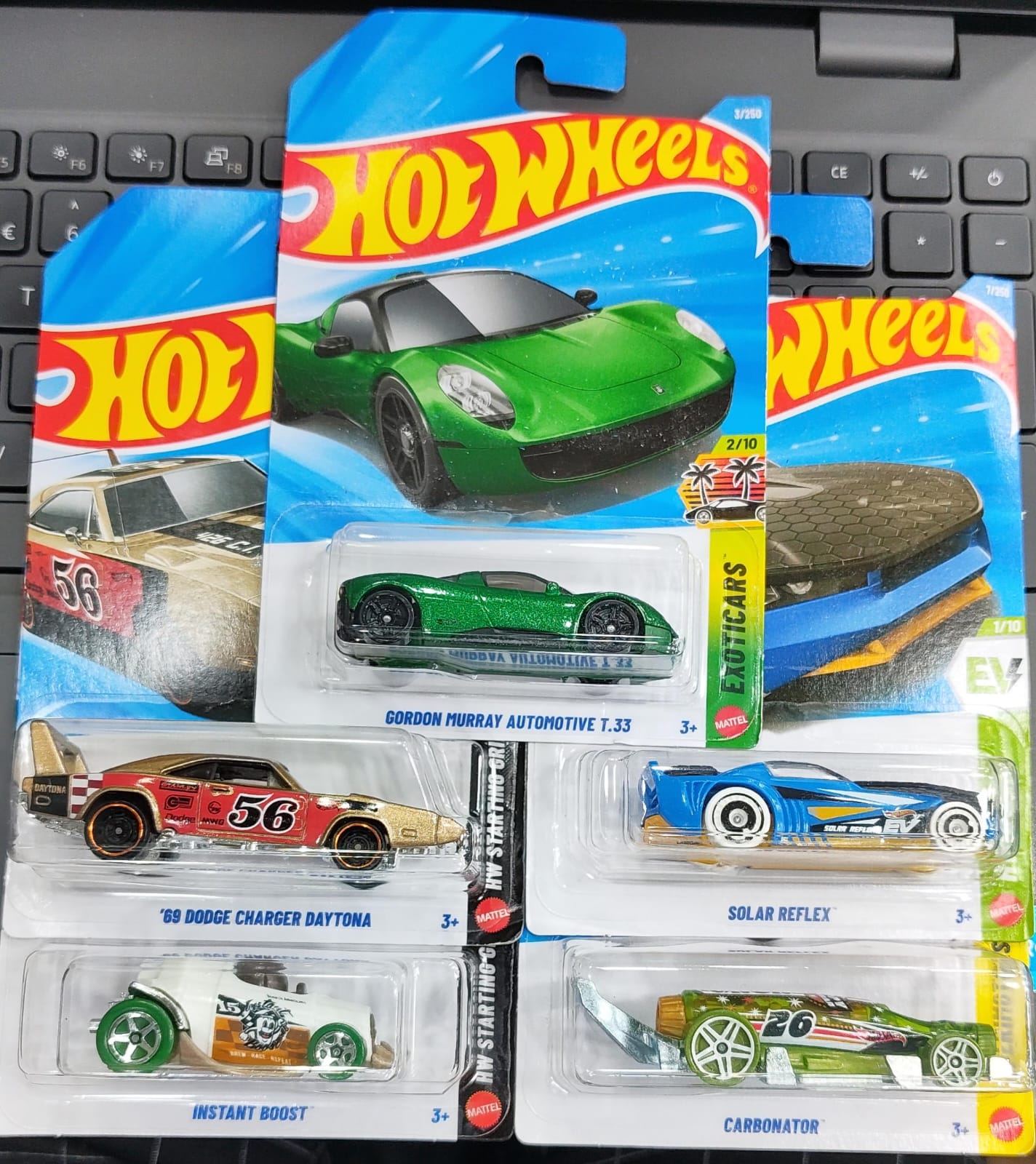 Hot Wheels Mainline - Mix Combo Pack of 5 Cars - Long Card - 001