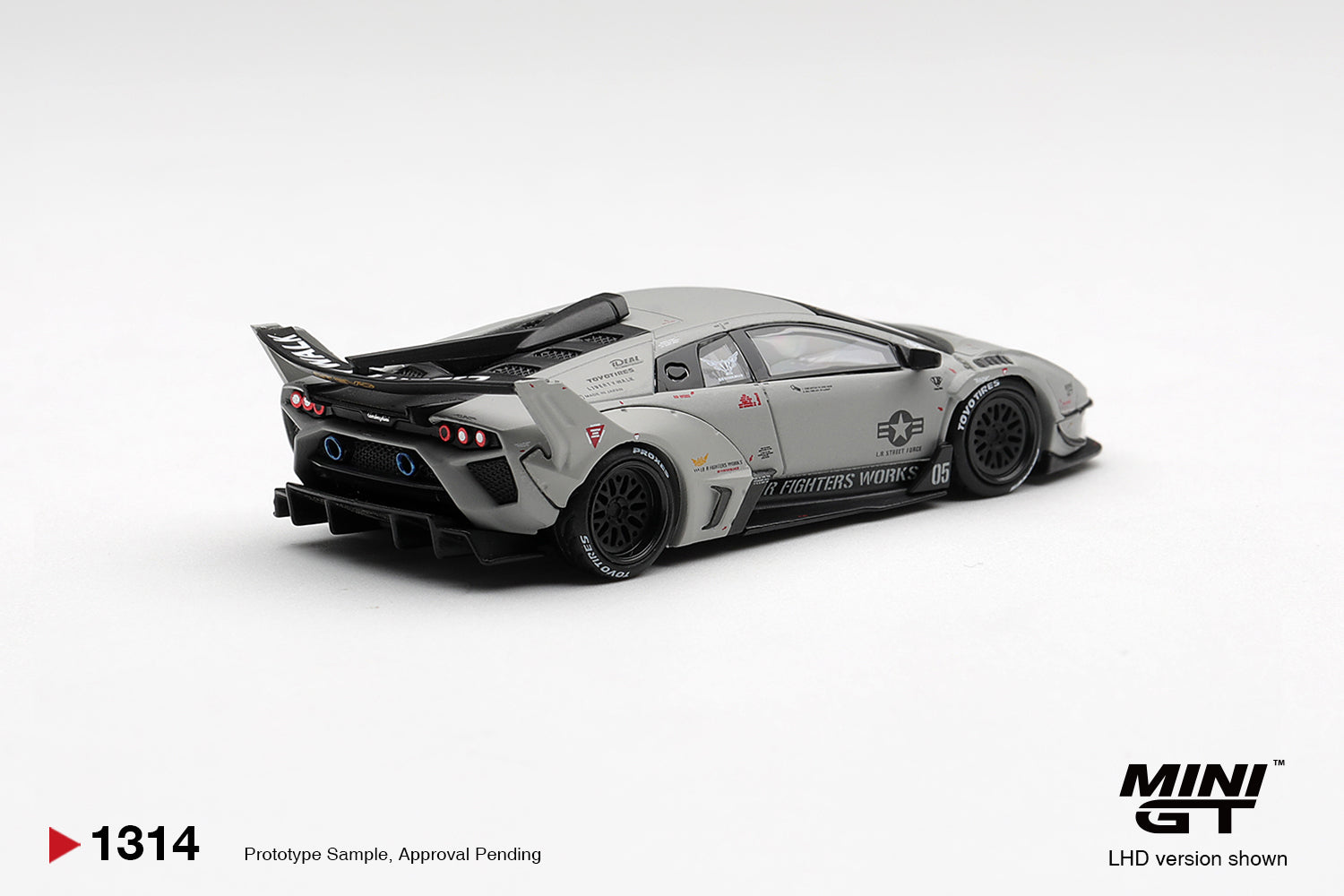 [Pre-Order] Mini GT #1314 - Box Packing - Lamborghini LB-Silhouette WORKS MURCIELAGO GT Evo Fighter