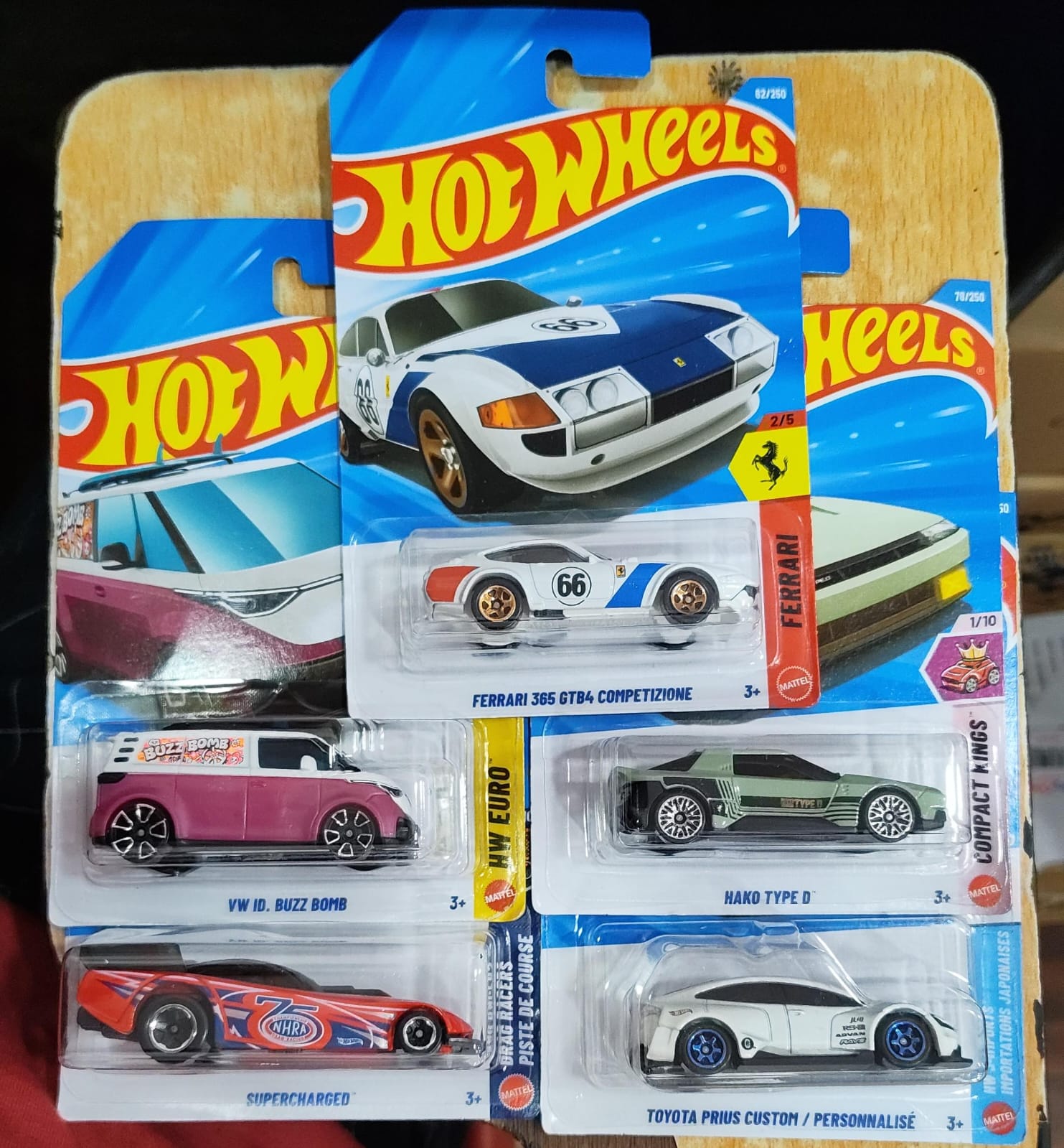 Hot Wheels Mainline - D Case 2026 - Combo Pack of 5 Cars