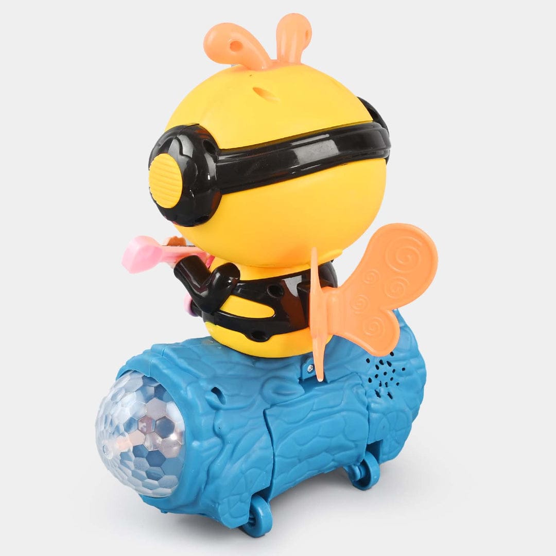 Flashing Light Sound Rotating Bee Toy  -  Without Box