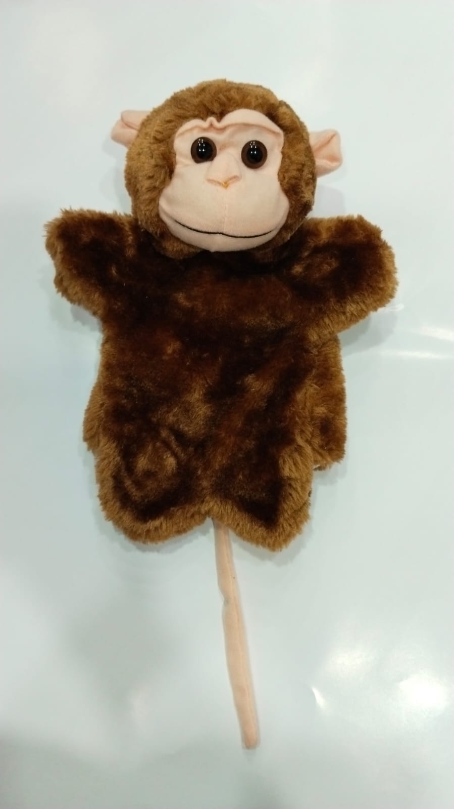 Monkey Doll Soft Plush Hand Puppet - Brown
