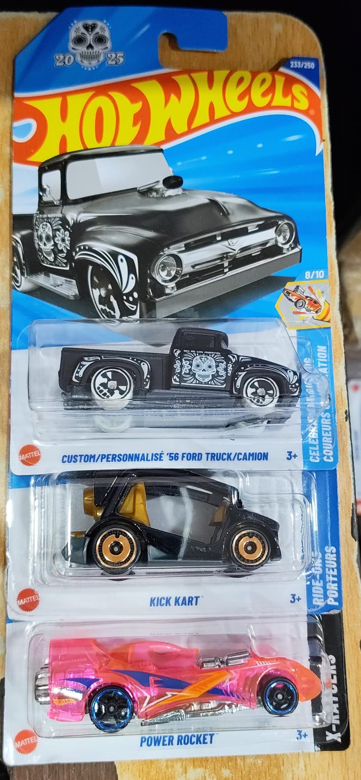 Hot Wheels Mainline - P Case 2025 - Combo Pack of 3 Cars - (2)