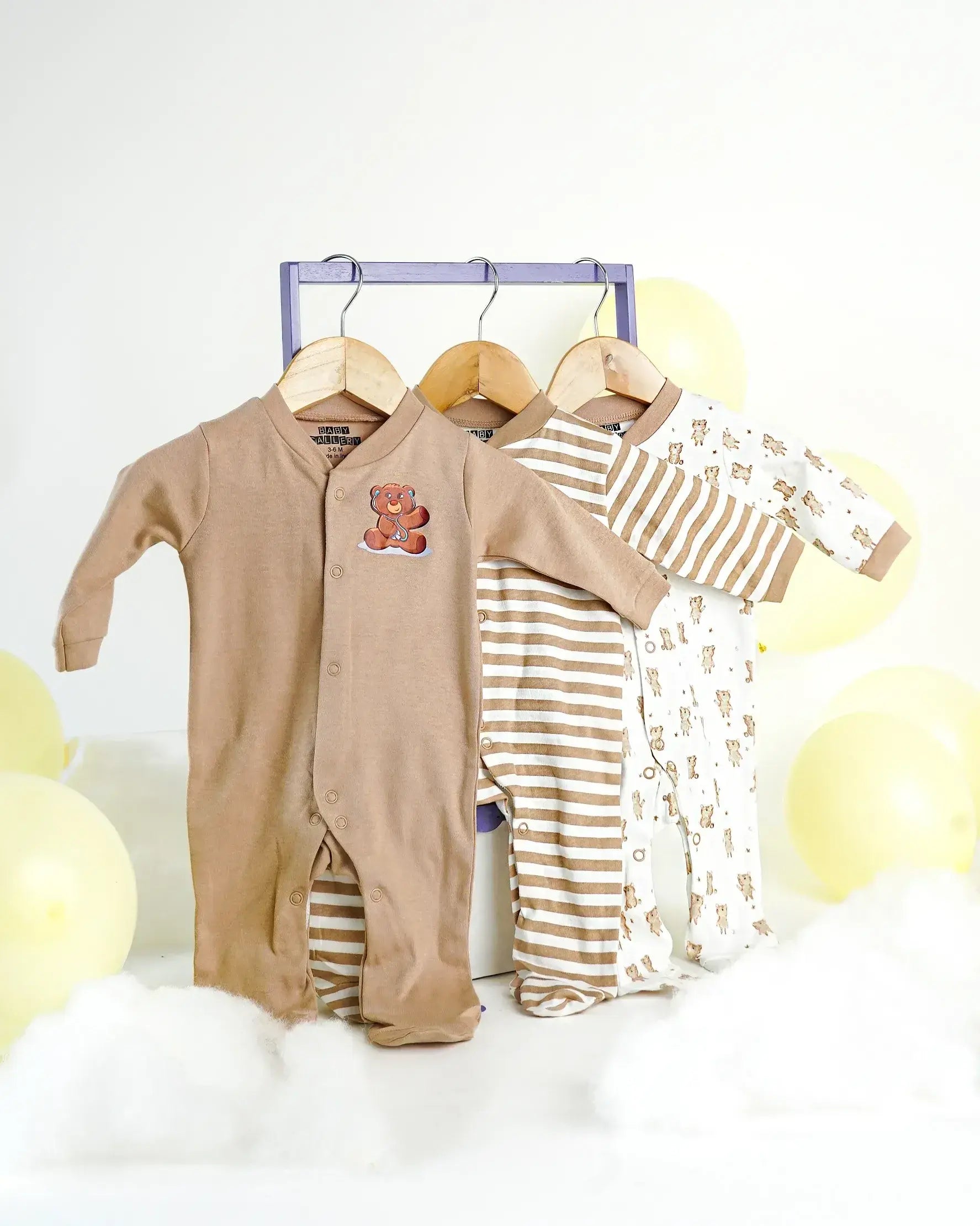 Baby shower gift hamper with educational toys and sipper