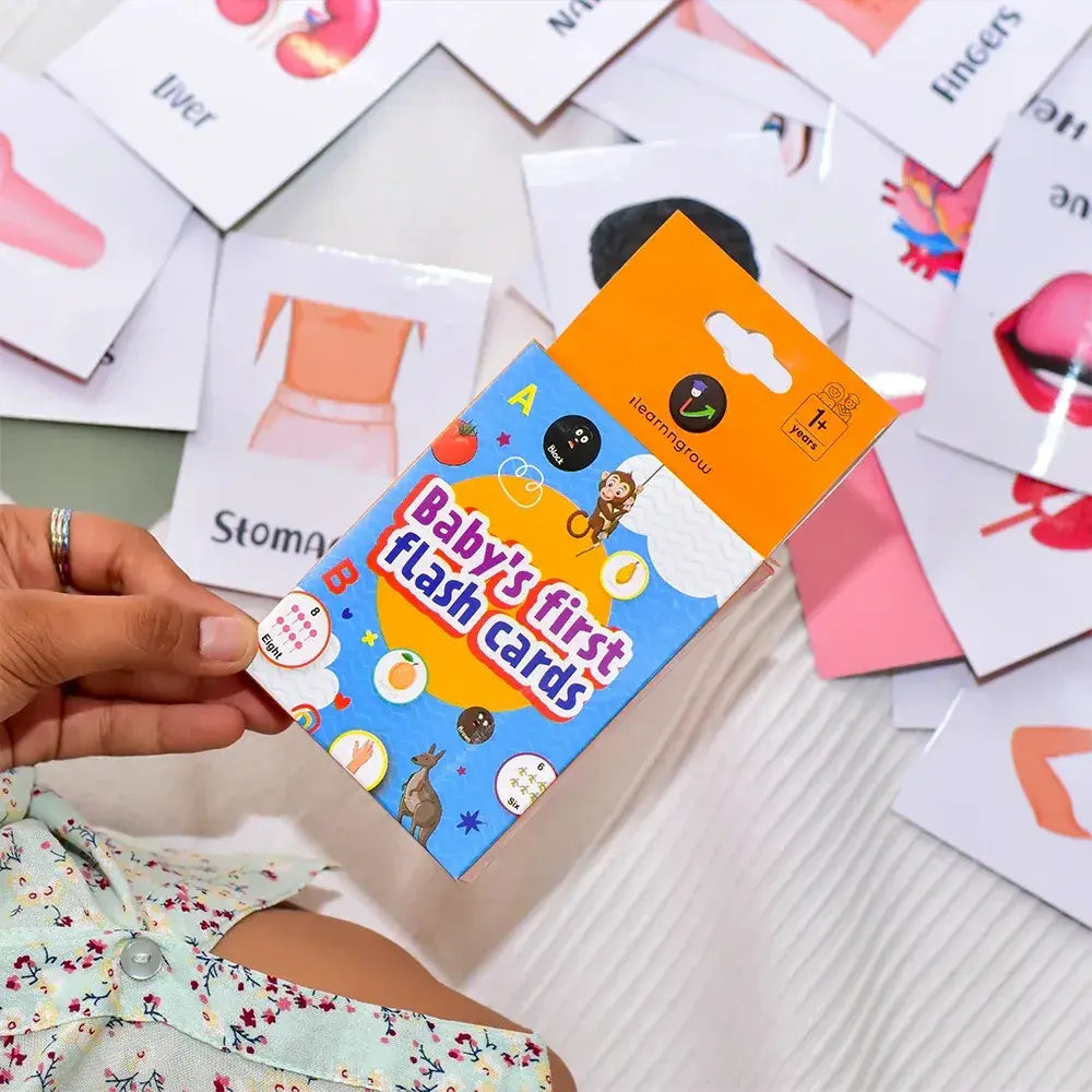 iLearnNGrow Baby’s First Body Parts Flash Cards – Educational Learning Flashcard Set for Kids - ilearnngrow Learning Solutions Pvt Ltd