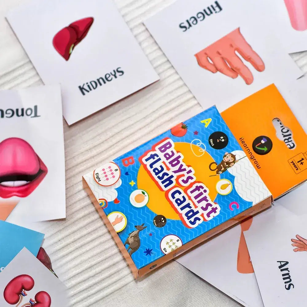 iLearnNGrow Baby’s First Body Parts Flash Cards – Educational Learning Flashcard Set for Kids - ilearnngrow Learning Solutions Pvt Ltd