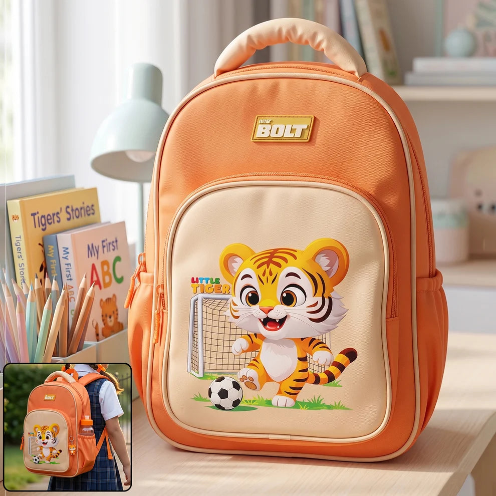 Cute Cartoon School Backpack – Lightweight & Spacious for Kids - 18 inches