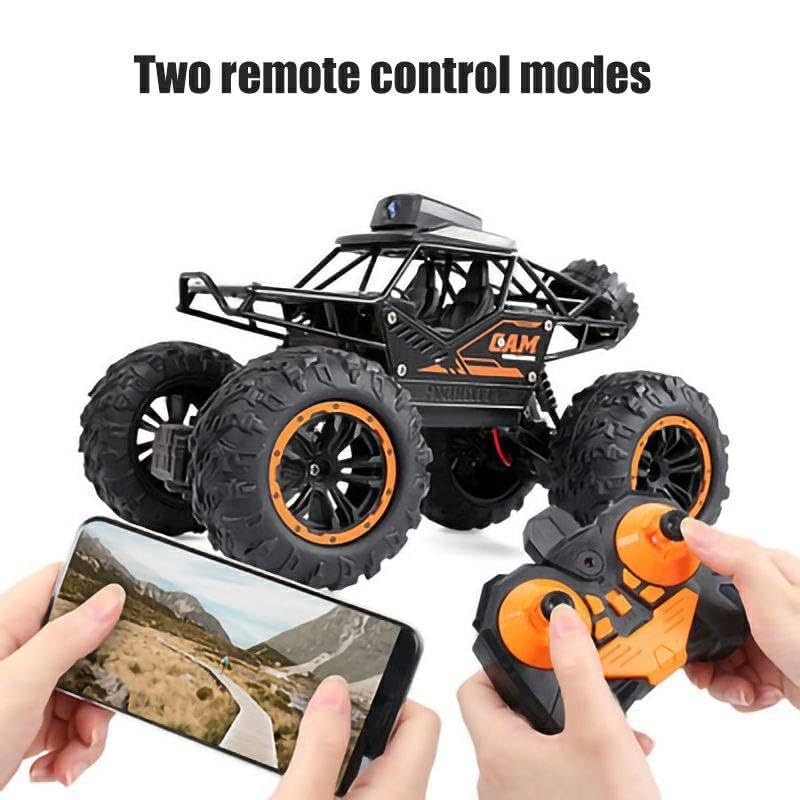 Remote Control Car with 720P Hd FPV Camera|1/18 Scale Off-Road Remote Control Truck Gravity Sensor Rc Truck|High Speed Monster Trucks for Kids Adults Gift for Boys and Girls|Multicolor