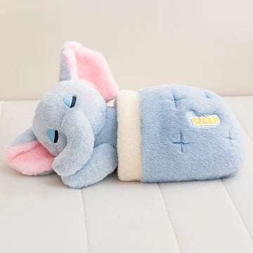 Breathing Elephant, Breathinng Stuffed Animal, Motion with Breatthing Motion for Newborns - Blue